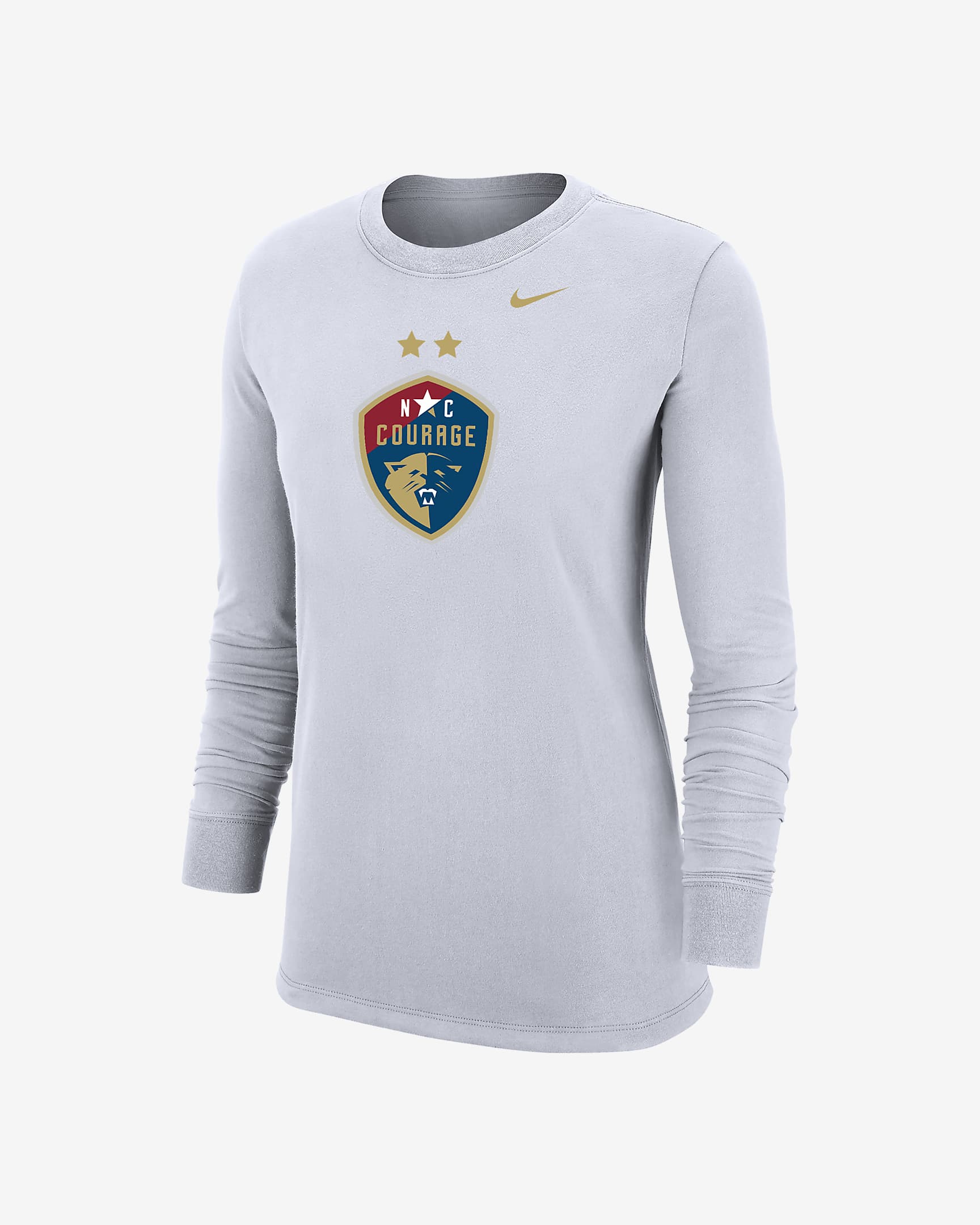 North Carolina Courage Women's Nike Soccer Long-Sleeve T-Shirt - White