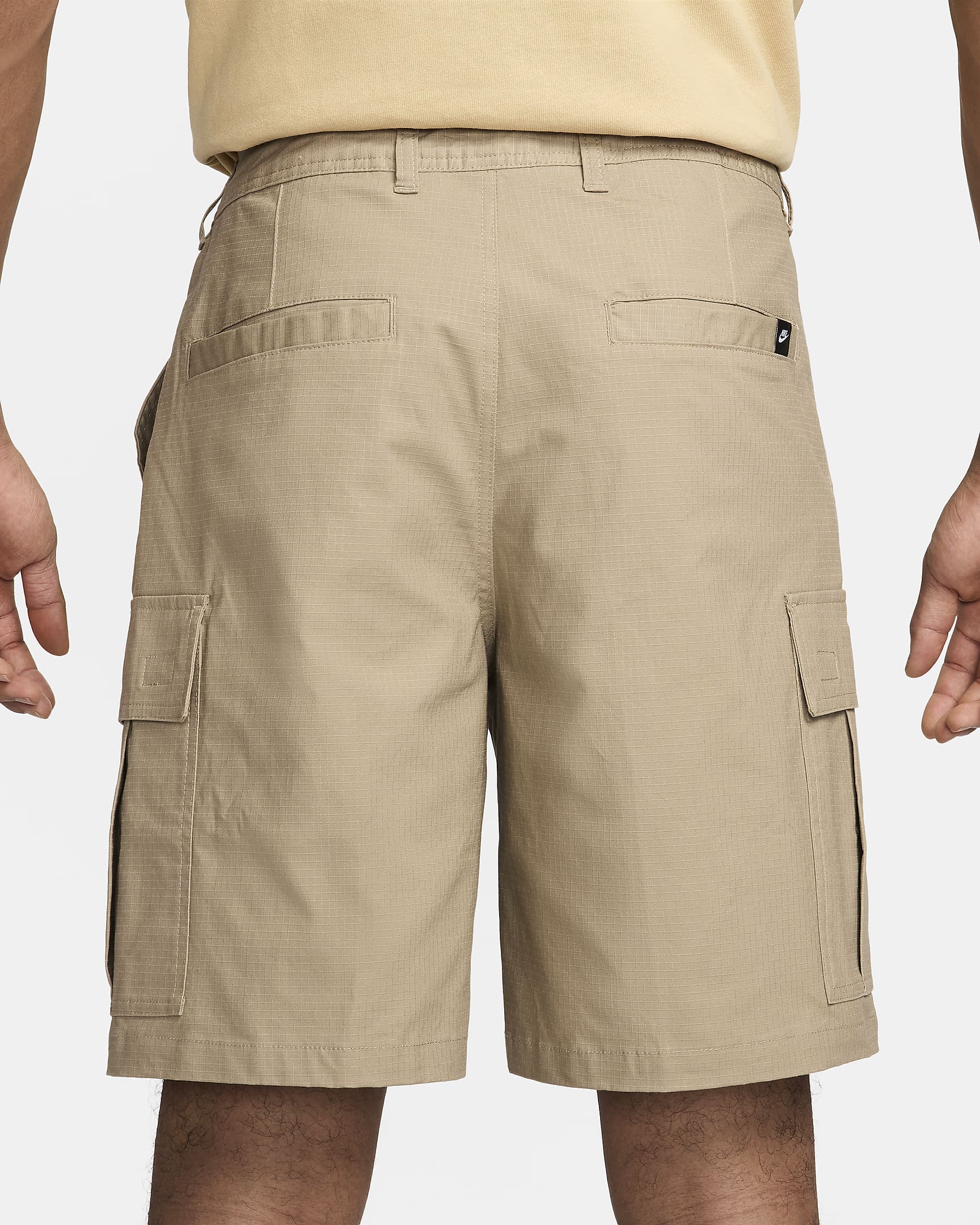 Shorts cargo in tessuto Nike Club – Uomo - Khaki/Khaki