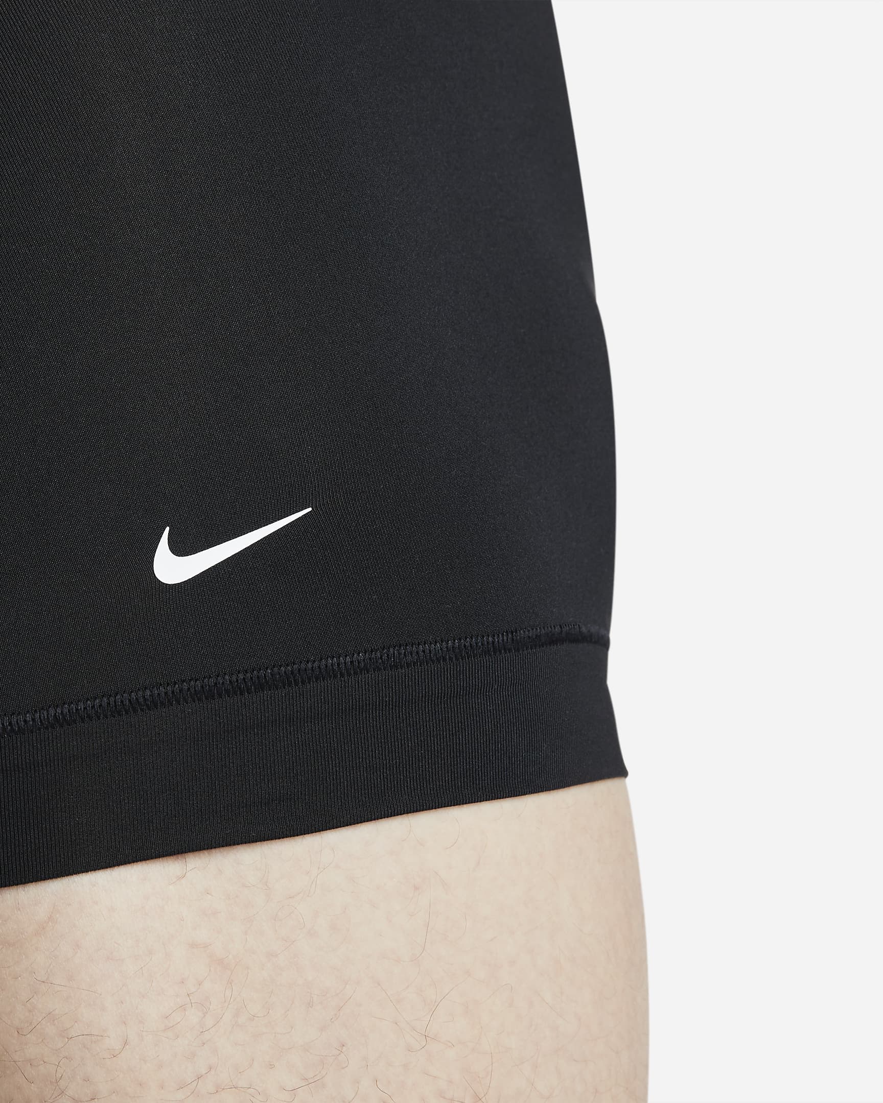 Ropa interior para hombre Nike Dri-FIT Ultra Stretch Micro (paquete de tres) - Negro