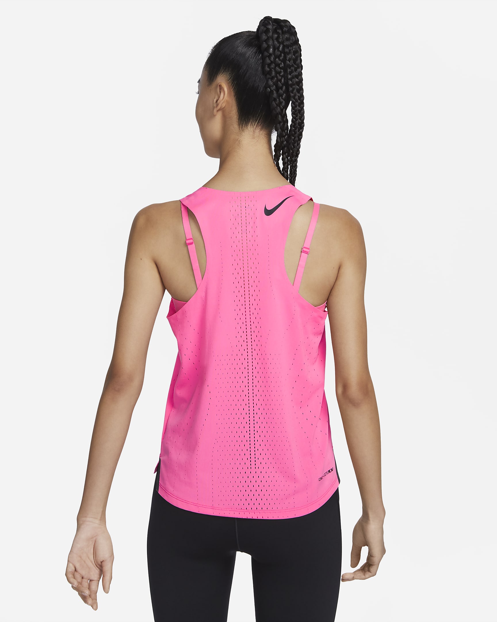 Nike Dri-FIT ADV AeroSwift Women's Racing Vest - Pinksicle/Black