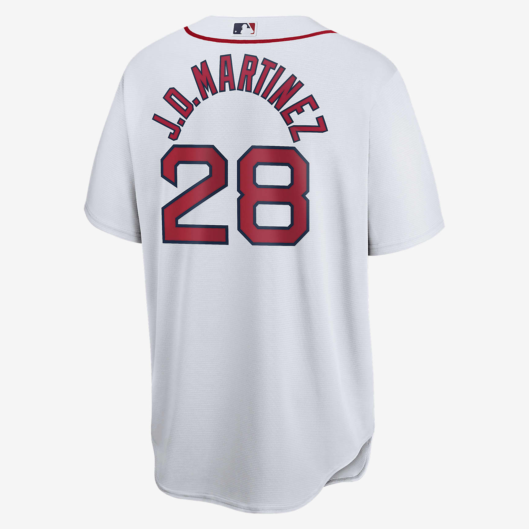 Camiseta de béisbol Replica para hombre MLB Boston Red Sox (J.D Martinez) - Blanco