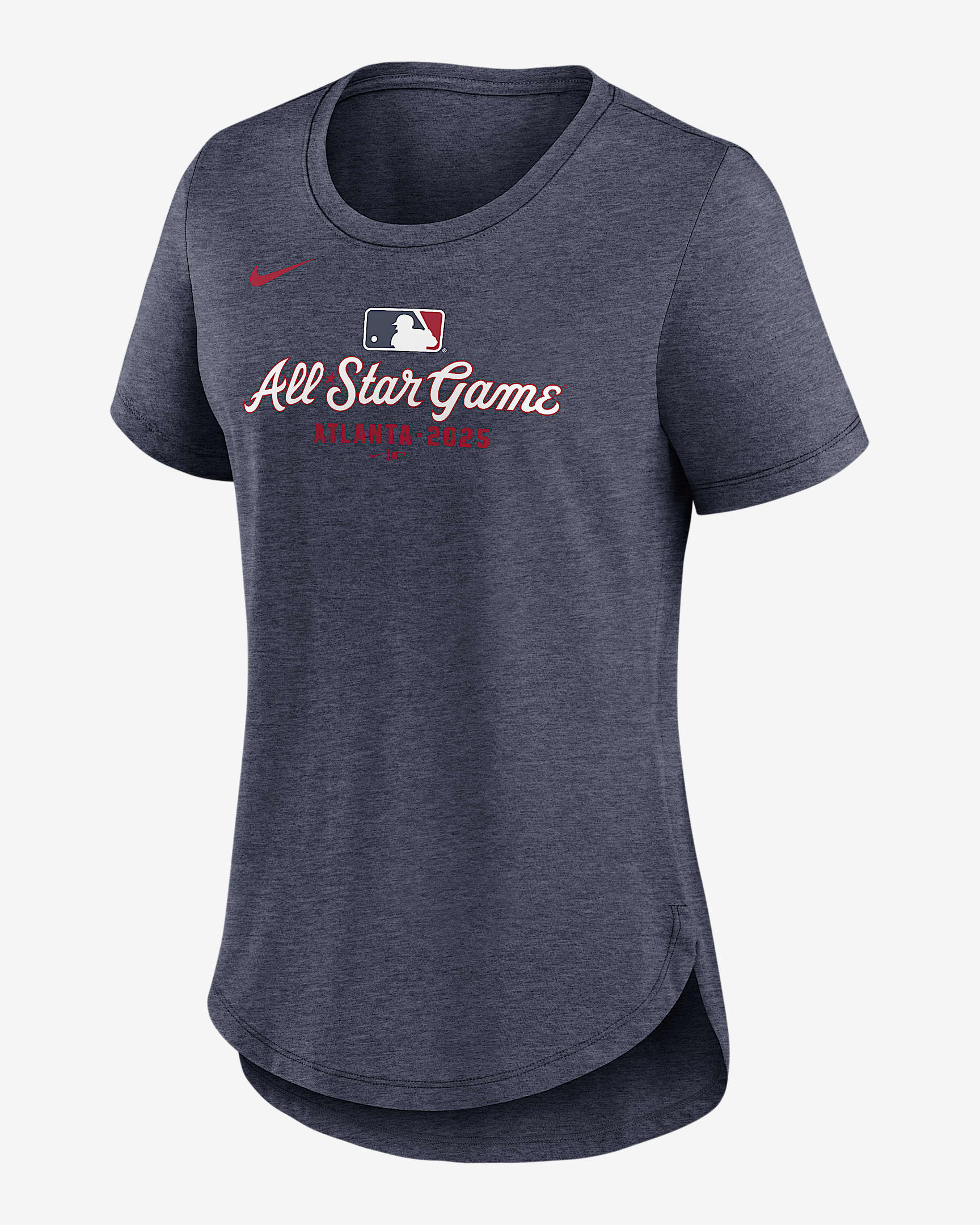 2025 All-Star Game Wordmark Women's Nike MLB T-Shirt - Navy Heather