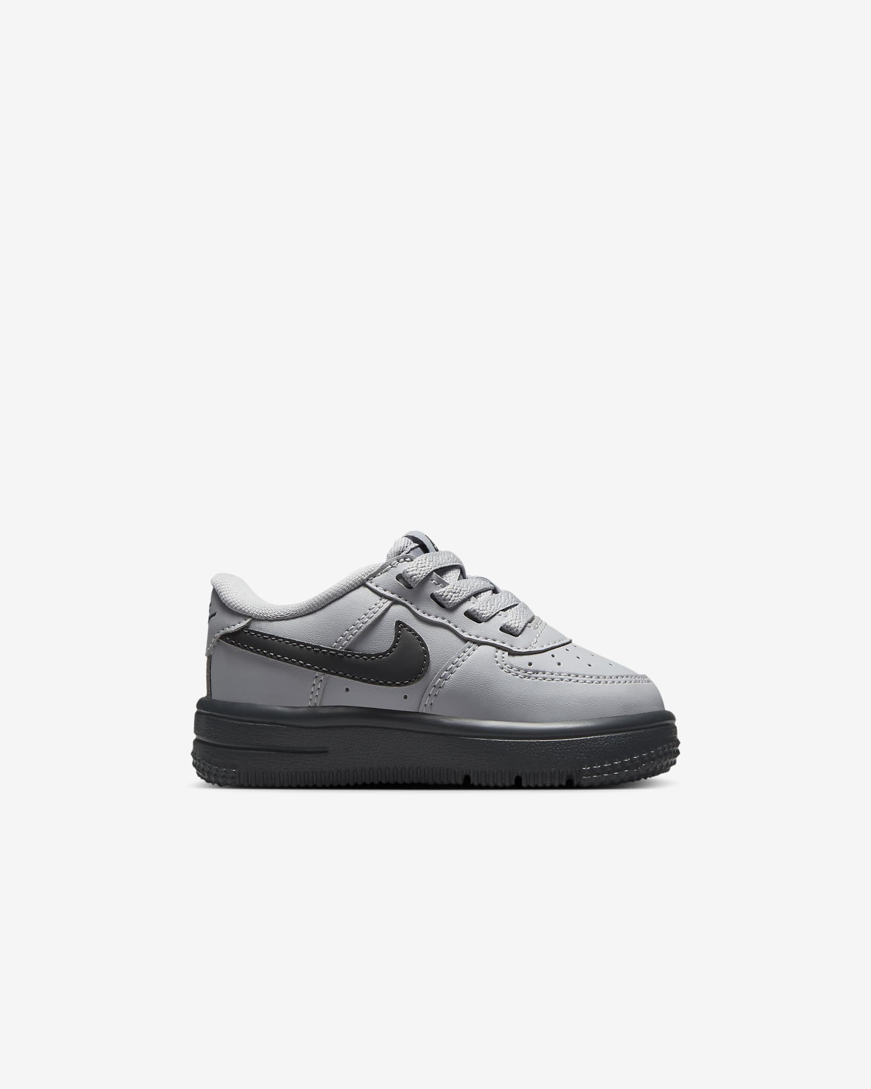 Nike Force 1 Low EasyOn Baby/Toddler Shoes - Wolf Grey/Dark Smoke Grey