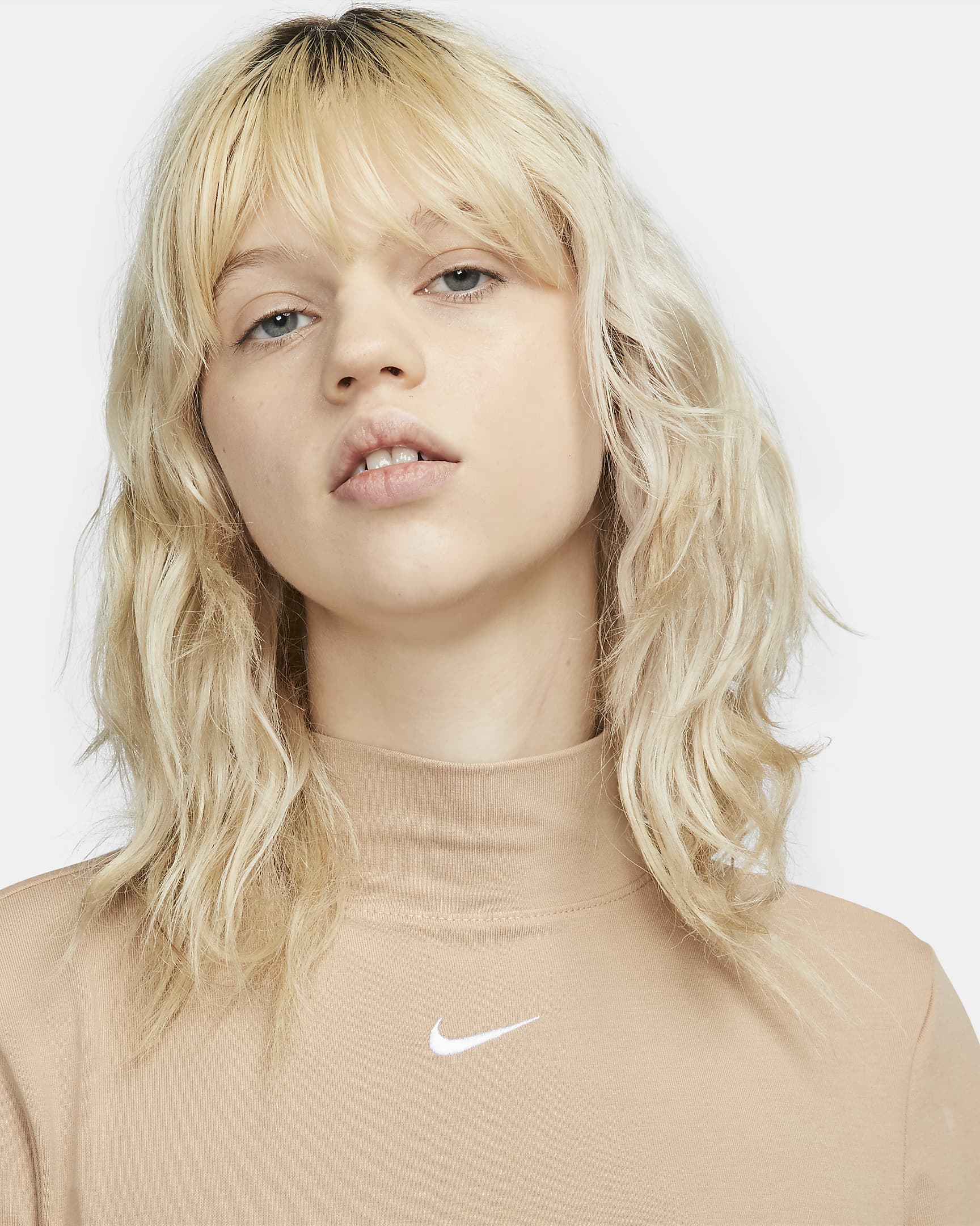 Nike Sportswear Collection Essentials Women S Long Sleeve Mock Top Nike Nz