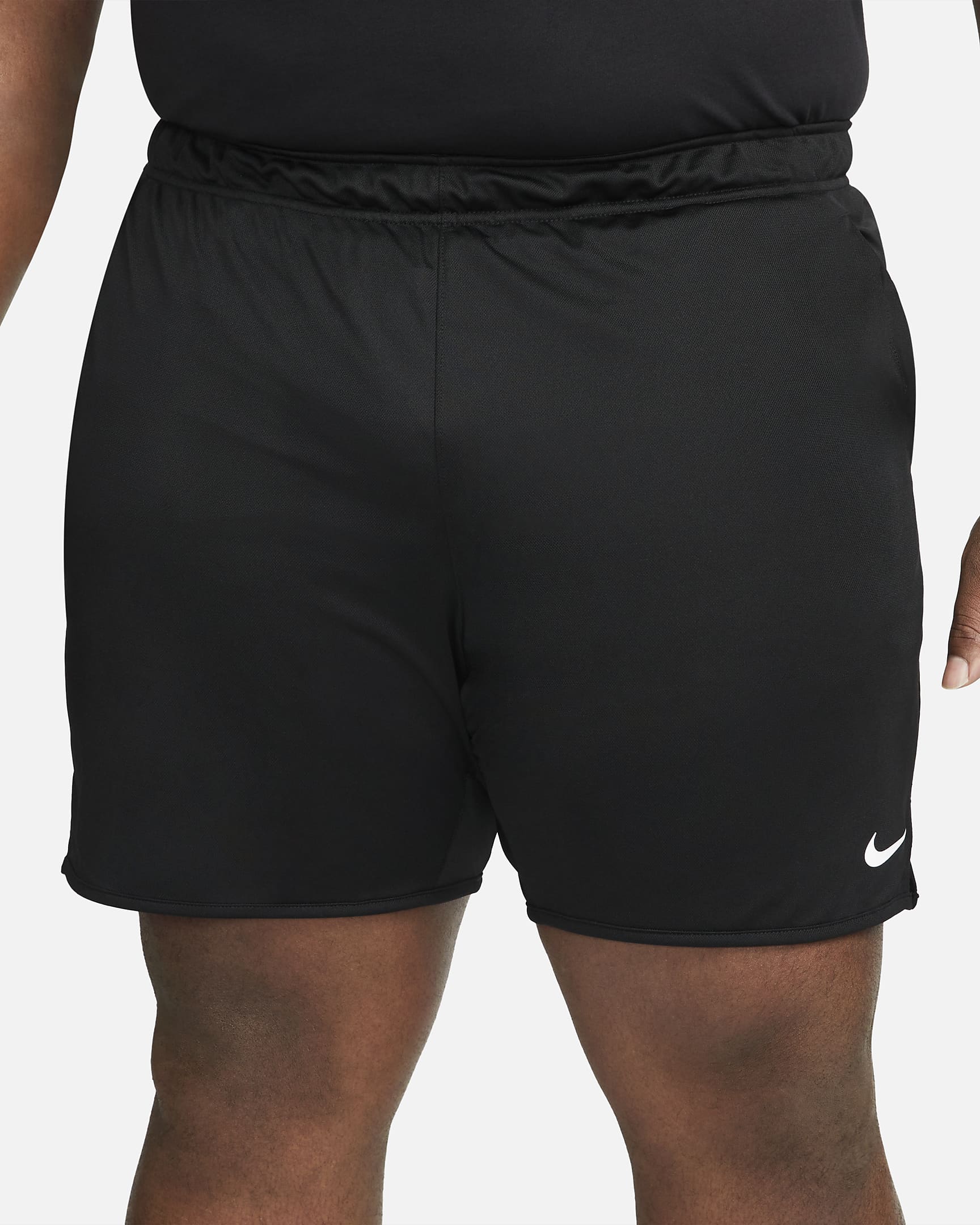 Calções versáteis sem forro de 18 cm Dri-FIT Nike Totality para homem - Preto/Preto/Cinzento Iron/Branco