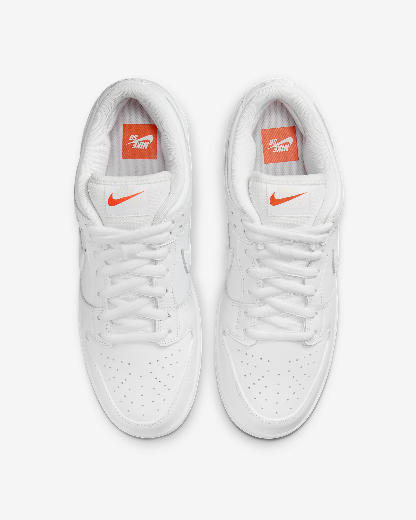 Nike SB Dunk Low Pro Skate Shoes - White/White/White/White