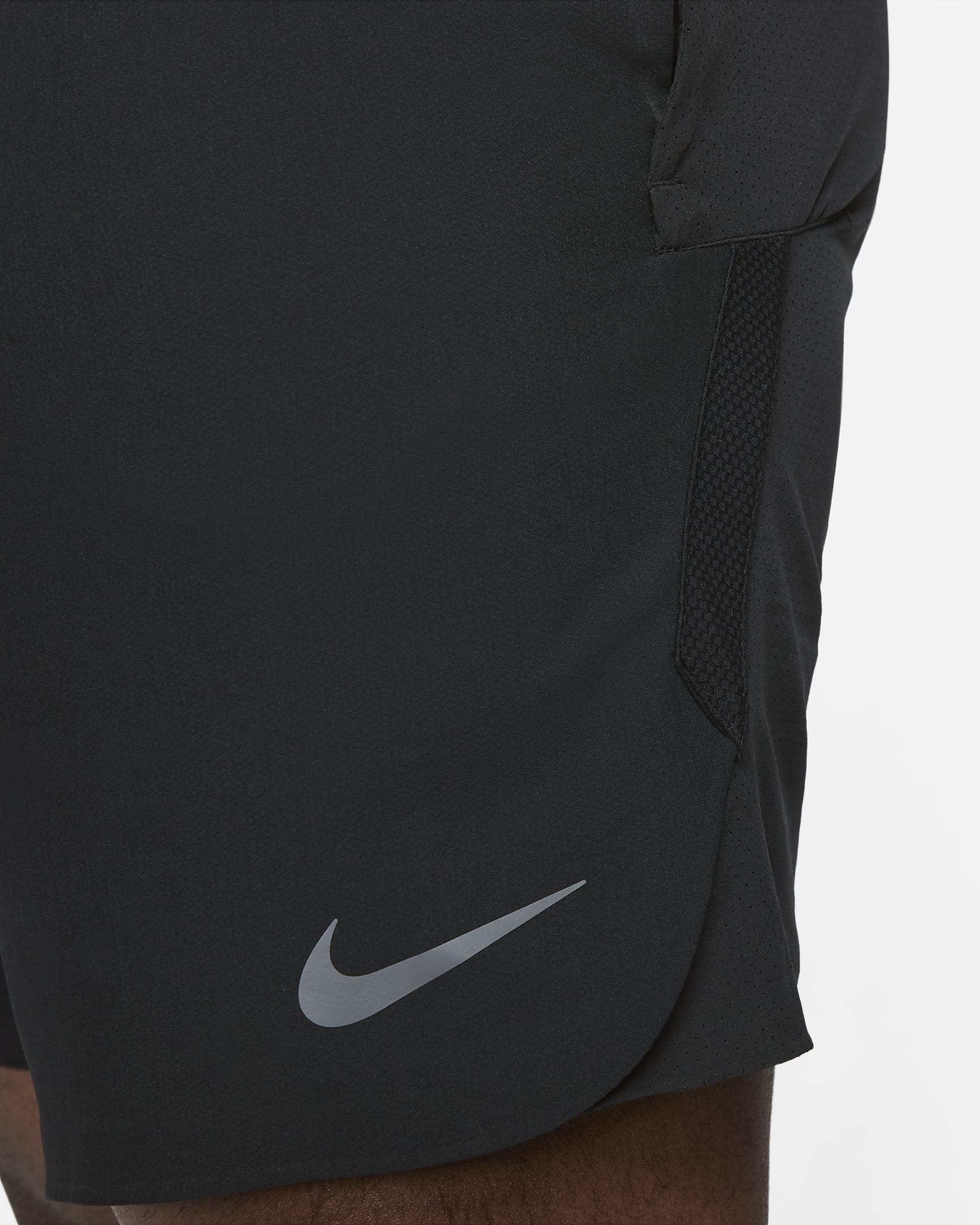 Nike Dri-FIT Flex Rep Pro Collection Pantalón corto de entrenamiento sin forro de 20 cm - Hombre - Negro/Iron Grey