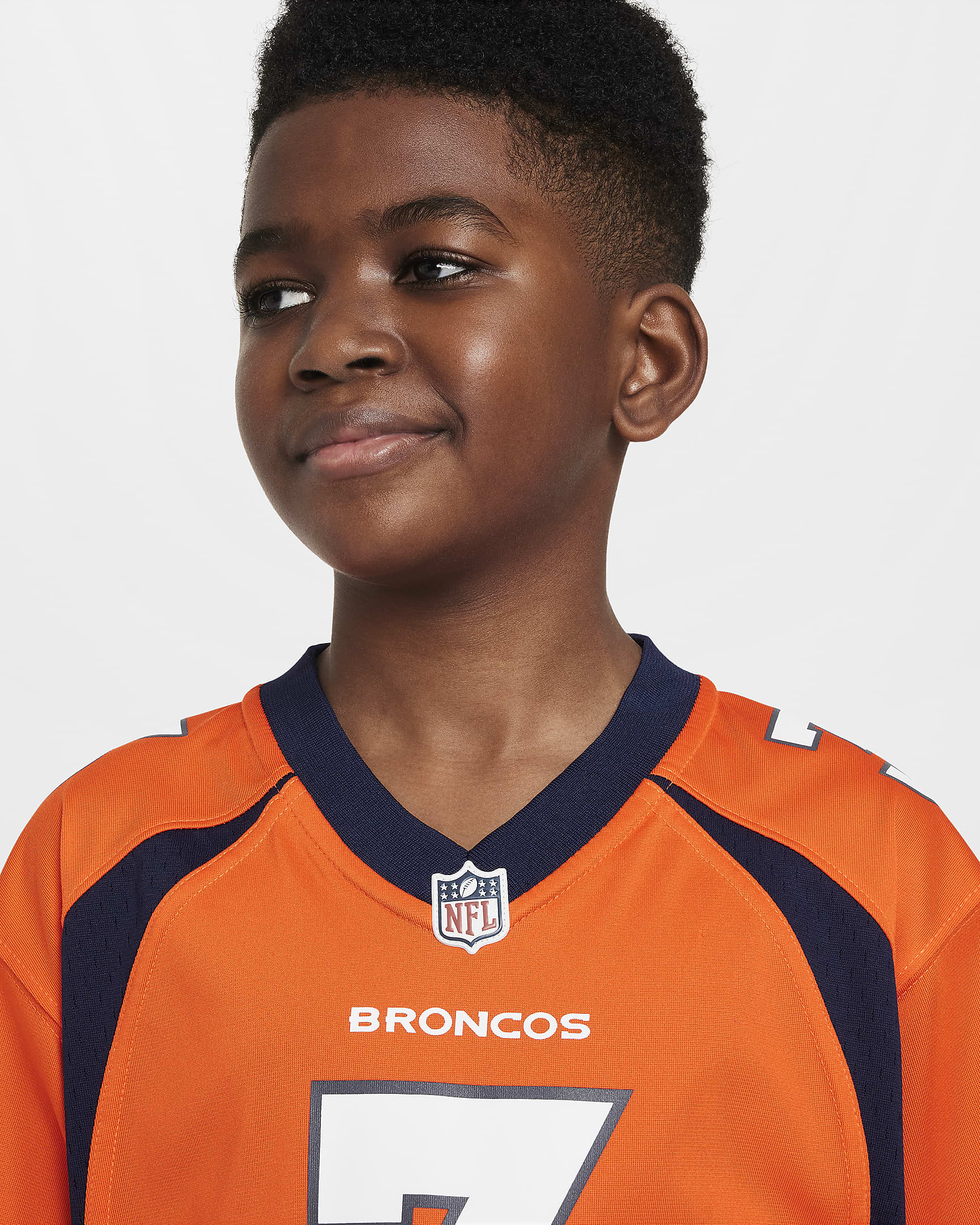 NFL Denver Broncos (Russell Wilson) American football-wedstrijdjersey voor kids - Brilliant Orange/WILSON RUSSELL