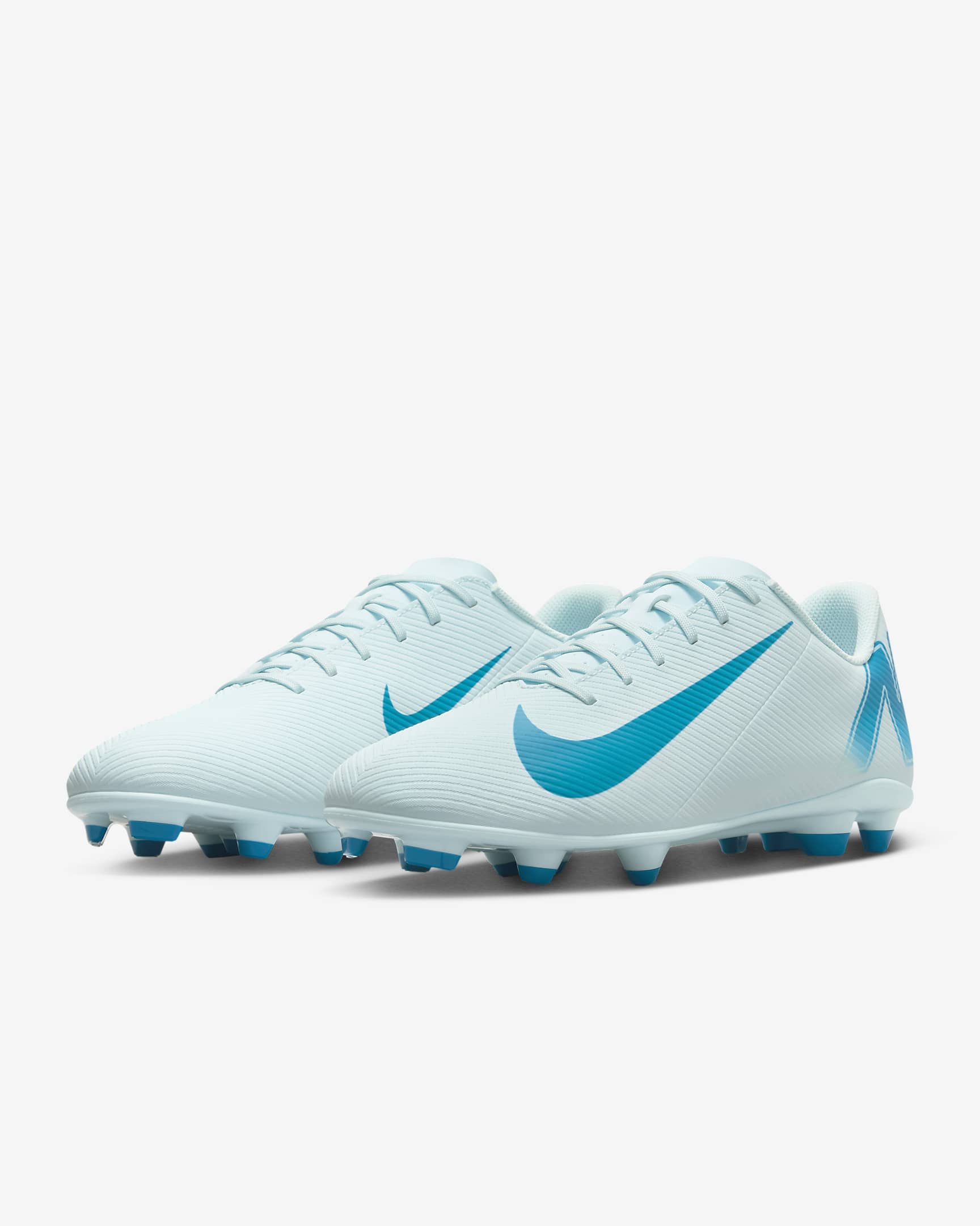 Chuteiras de futebol de perfil baixo MG Nike Mercurial Vapor 16 Club - Azul Glacier/Azul Orbit