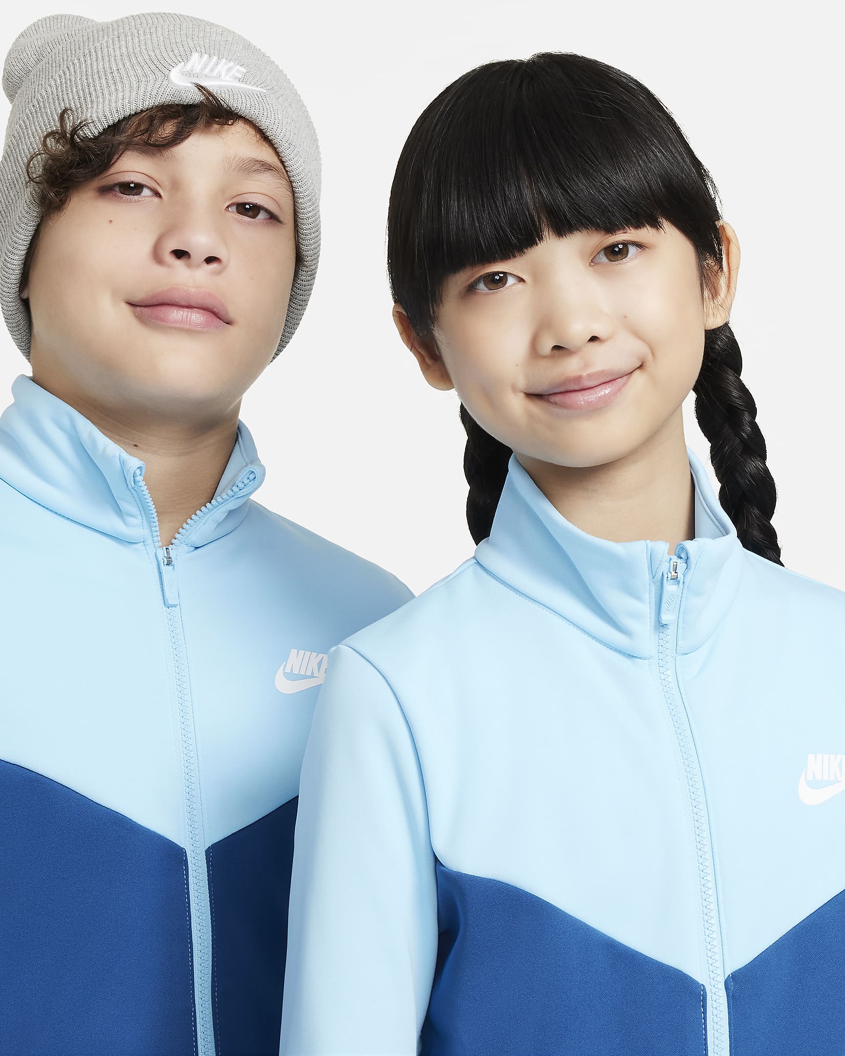 Nike Sportswear 大童運動服 - Aquarius Blue/Court Blue/白色