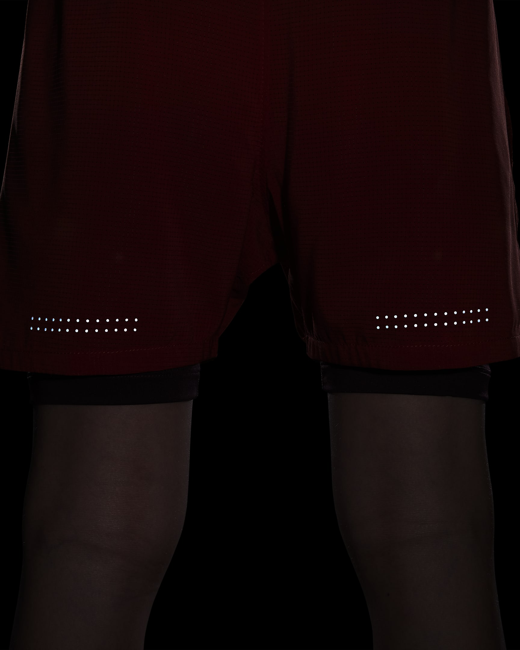 Nike Multi Tech Dri-FIT ADV treningsshorts til store barn (gutt) - Dragon Red/Burgundy Crush/Svart