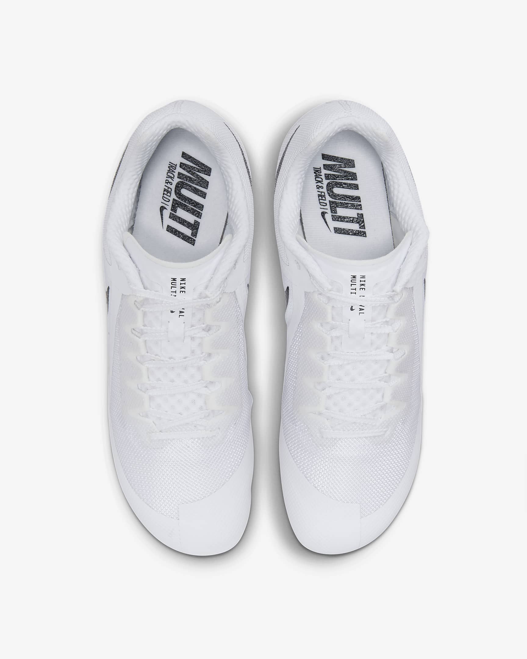 Nike Rival Multi piggsko for friidrett til ulik bruk - Hvit/Metallic Silver/Pure Platinum/Svart