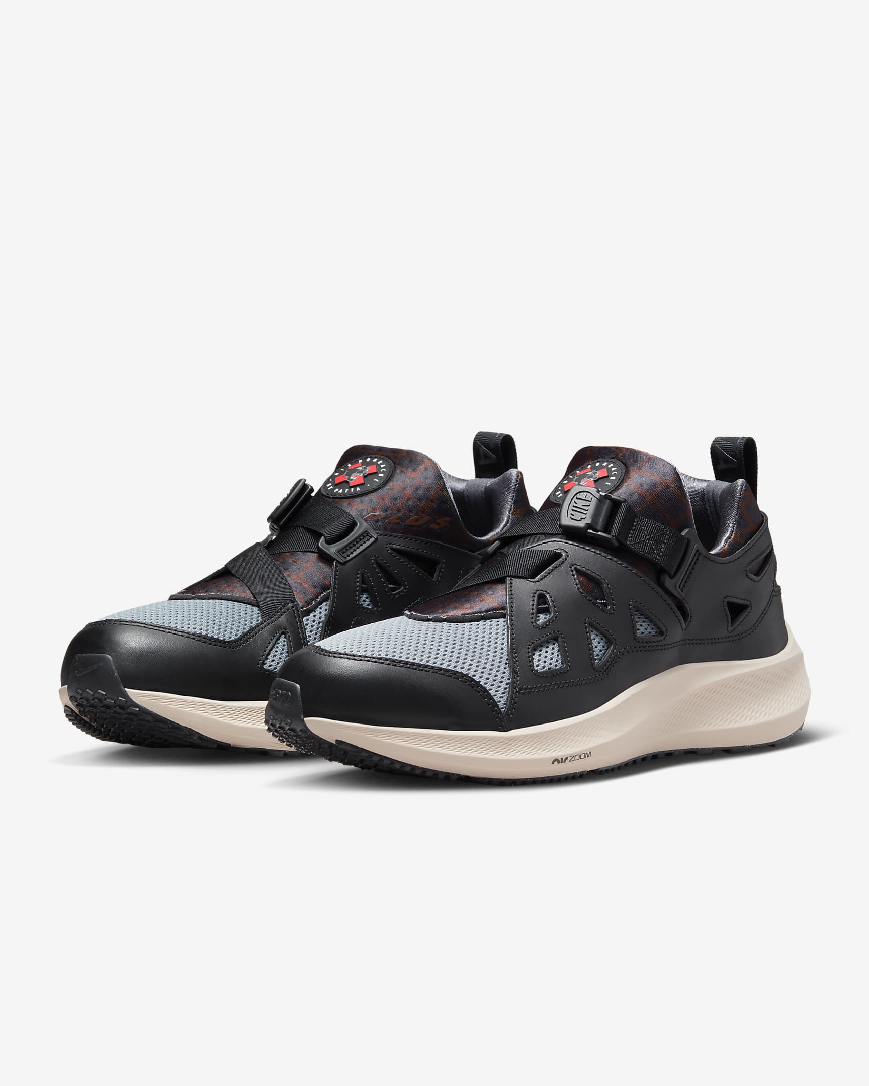 Sapatilhas Nike Air Huarache 20Y24 x Patta para homem - Preto/Sanddrift/Cinzento Cool