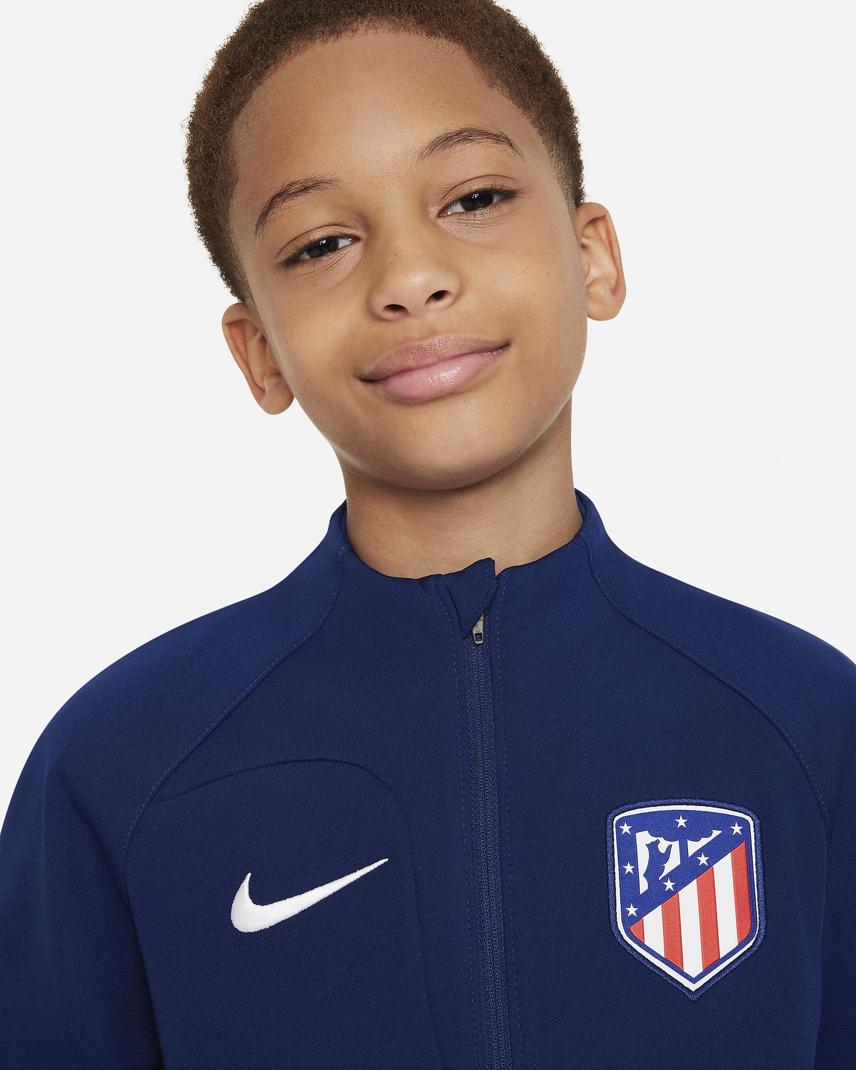 Atlético Madrid Academy Pro Older Kids' Knit Football Jacket. Nike SI