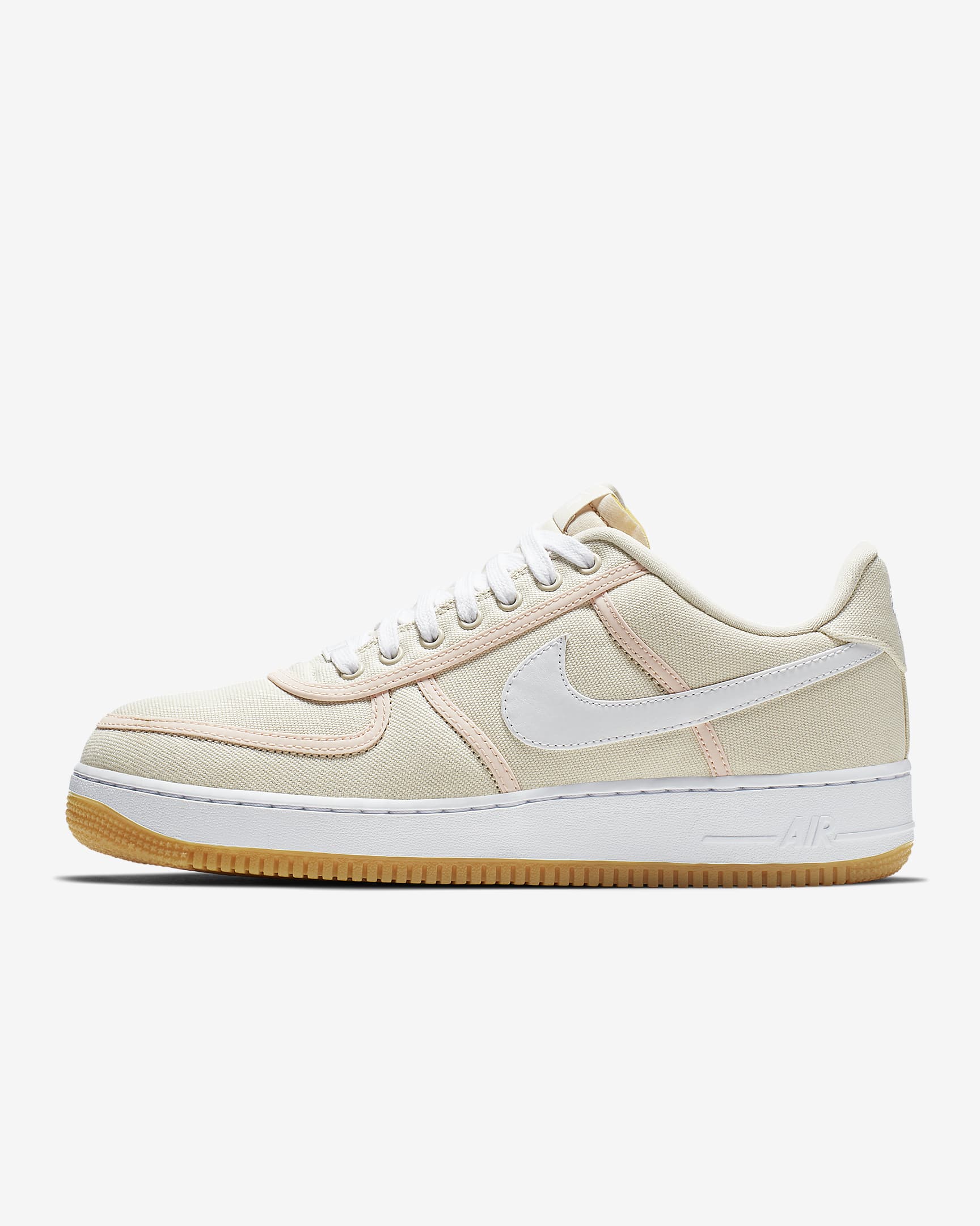 Nike Air Force 1 '07 Premium herresko - Light Cream/Crimson Tint/Gum Light Brown/Hvit