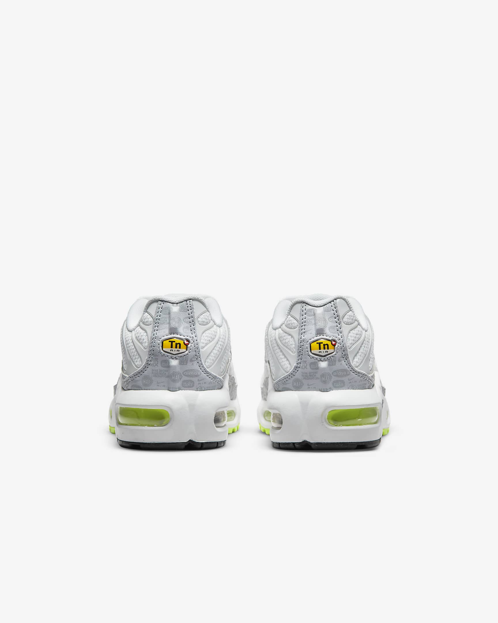 Nike Air Max Plus Big Kids' Shoes - Pure Platinum/Wolf Grey/White/Black