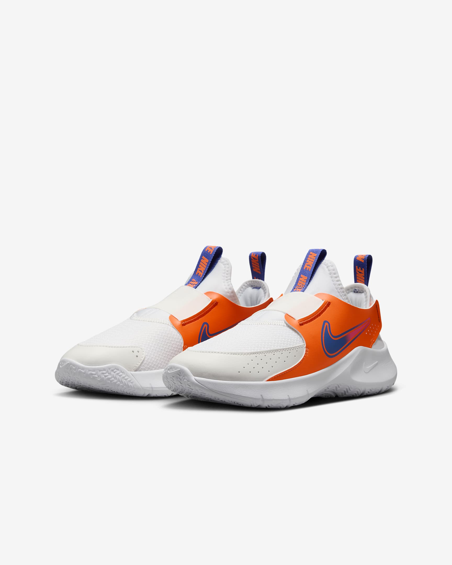 Buty do biegania po asfalcie dla dużych dzieci Nike Flex Runner 3 - Biel/Total Orange/Team Orange/Astronomy Blue