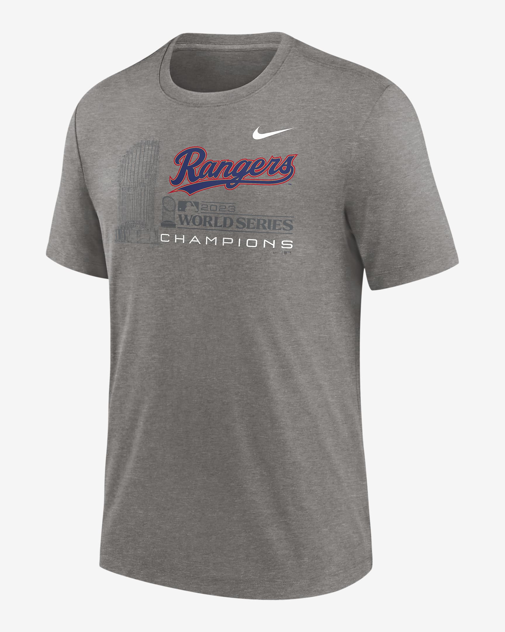 Playera Nike de la MLB para hombre Texas Rangers 2023 World Series ...