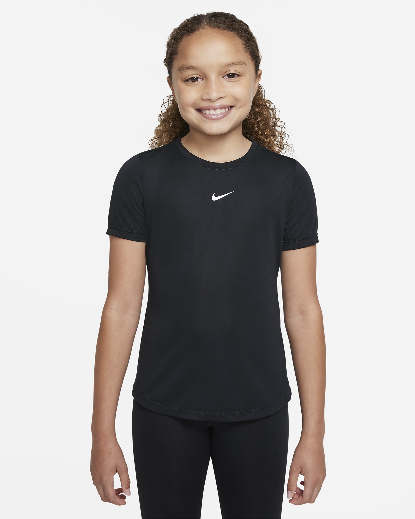 Nike One Older Kids' (Girls') Short-Sleeve Top. Nike RO