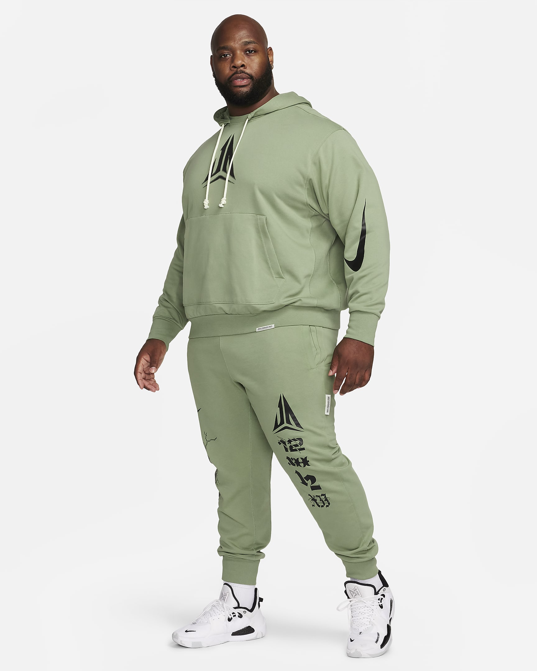 Ja Standard Issue Men's Dri-FIT Pullover Basketball Hoodie. Nike SE