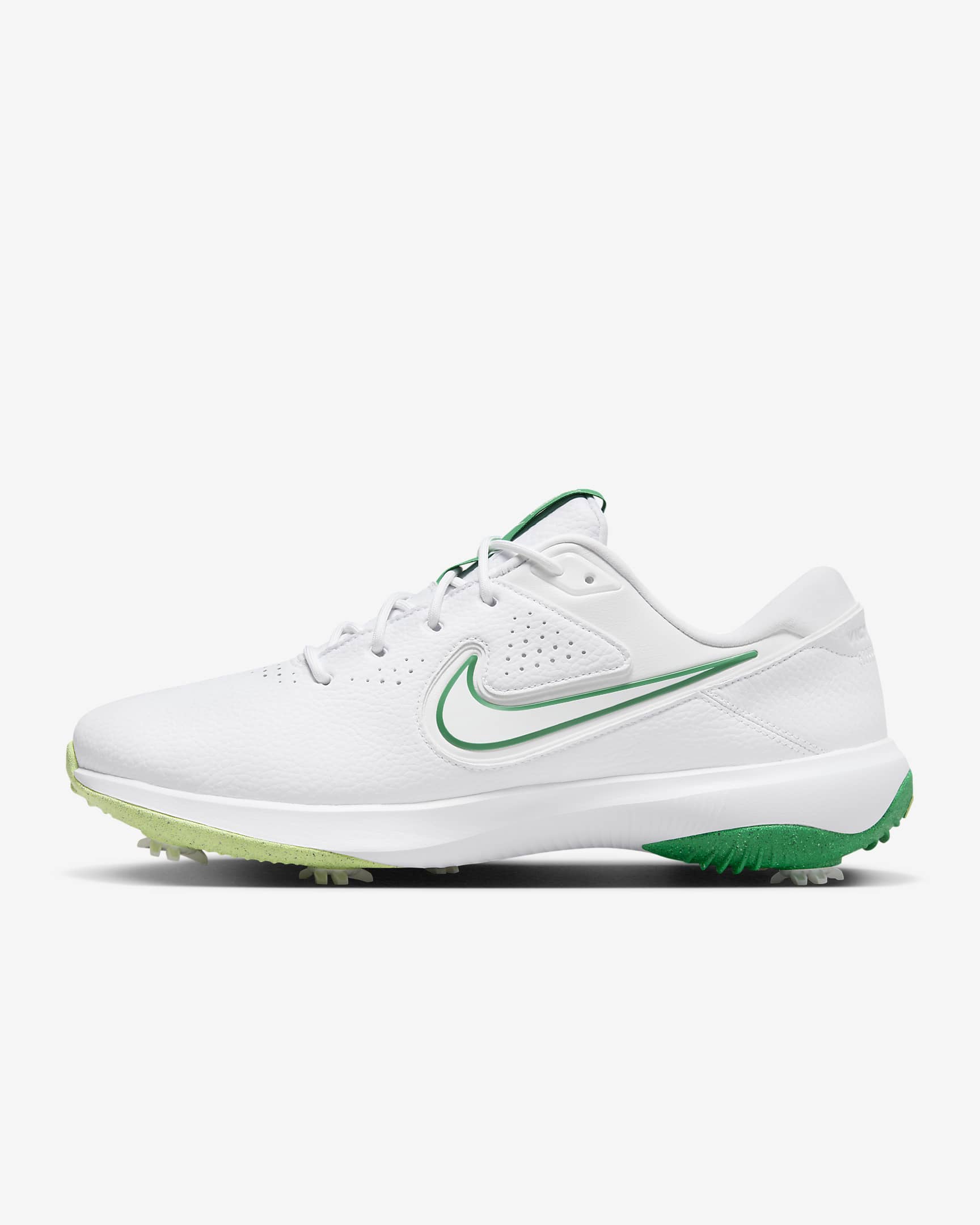 Nike Victory Pro 3 Men's Golf Shoes (Wide) - White/Stadium Green/Barely Volt/Summit White