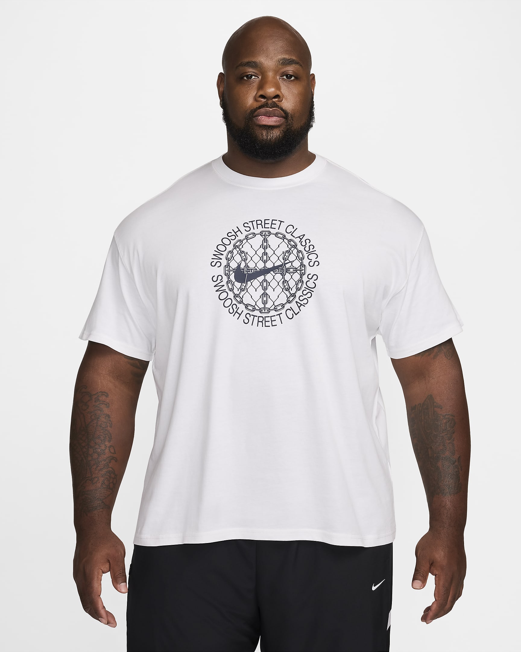 Nike Men's Max90 Basketball T-Shirt - White