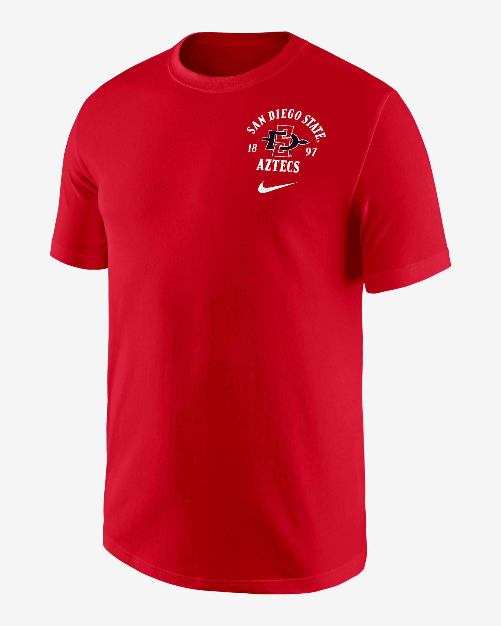 Playera universitaria Nike Max90 para hombre San Diego State - Rojo