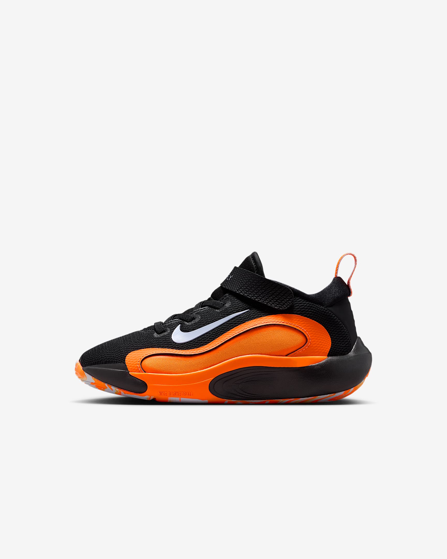 Nike IsoFly Little Kids' Shoes - Black/Total Orange/Bright Citrus/Ghost
