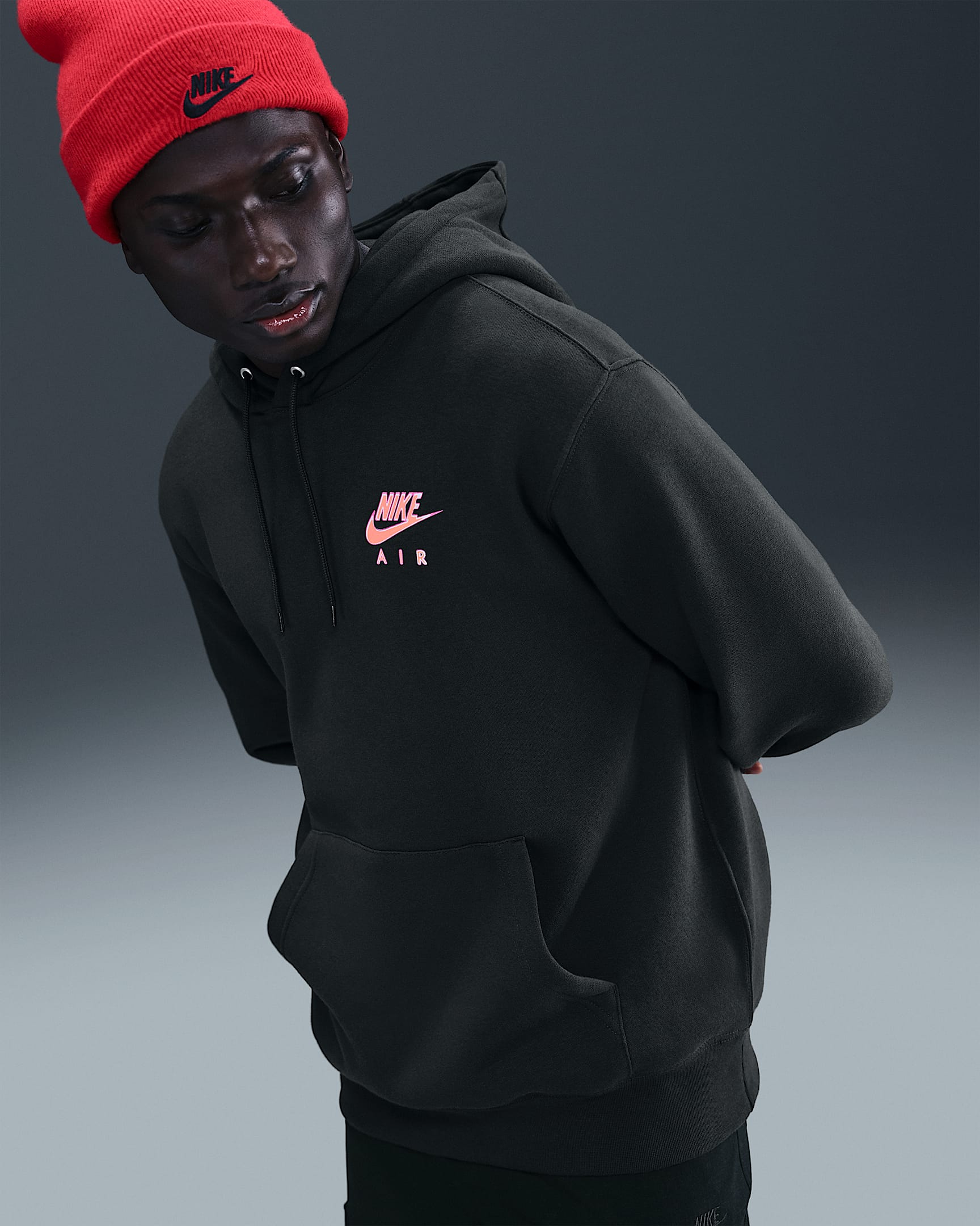 Nike Sportswear Club Pullover Fleece Hoodie - Off Noir