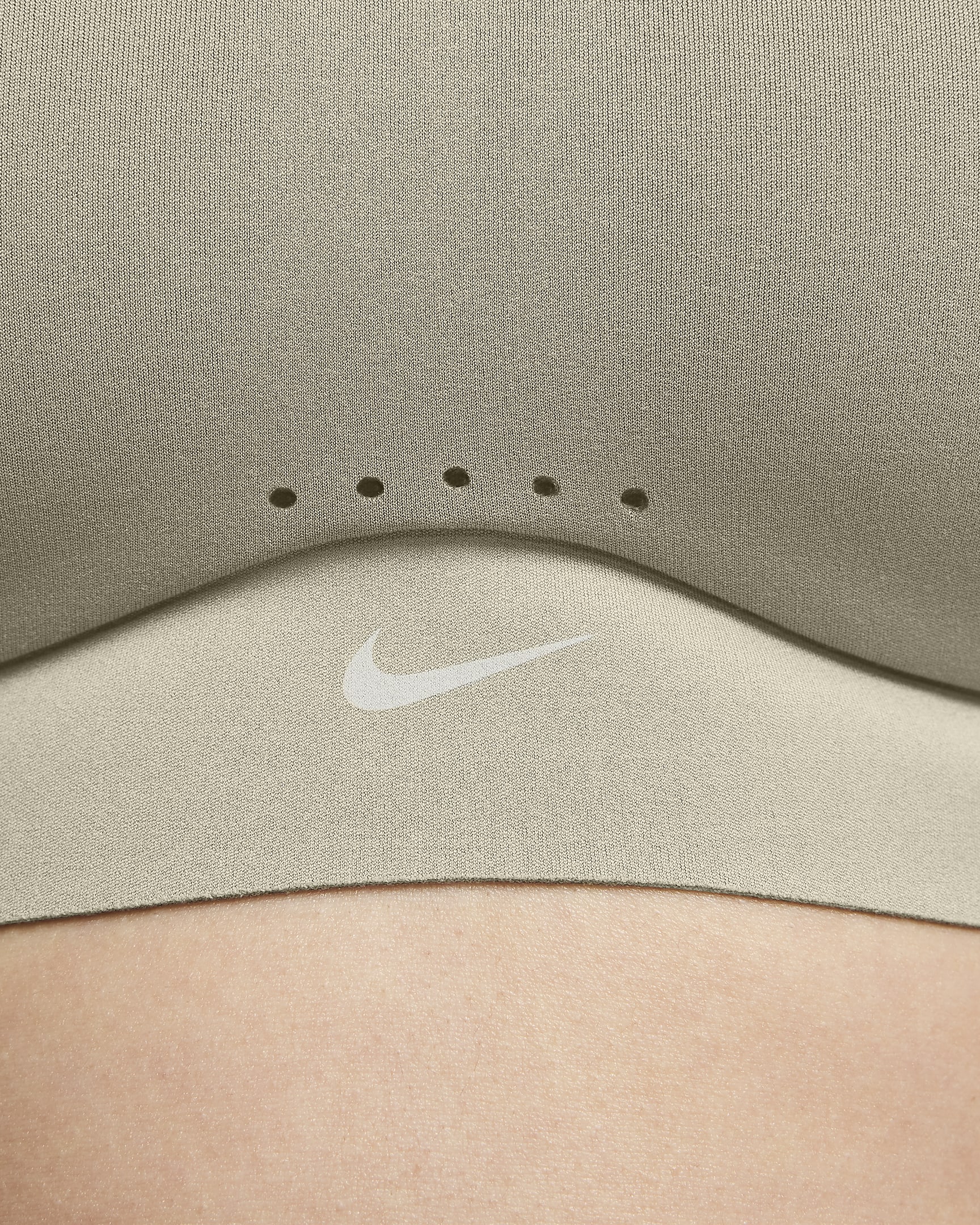 Nike Alate High-Support Women's Padded Convertible Sports Bra - Light Army/White