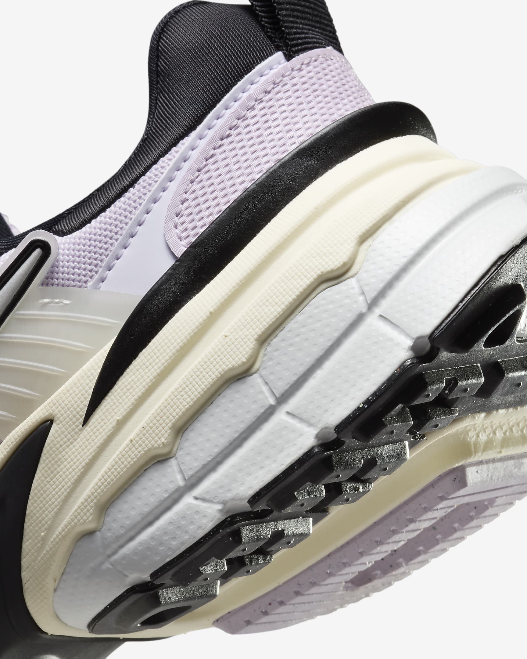 Nike V2K Run Shoes - Doll/Black/Barely Grape/Metallic Silver