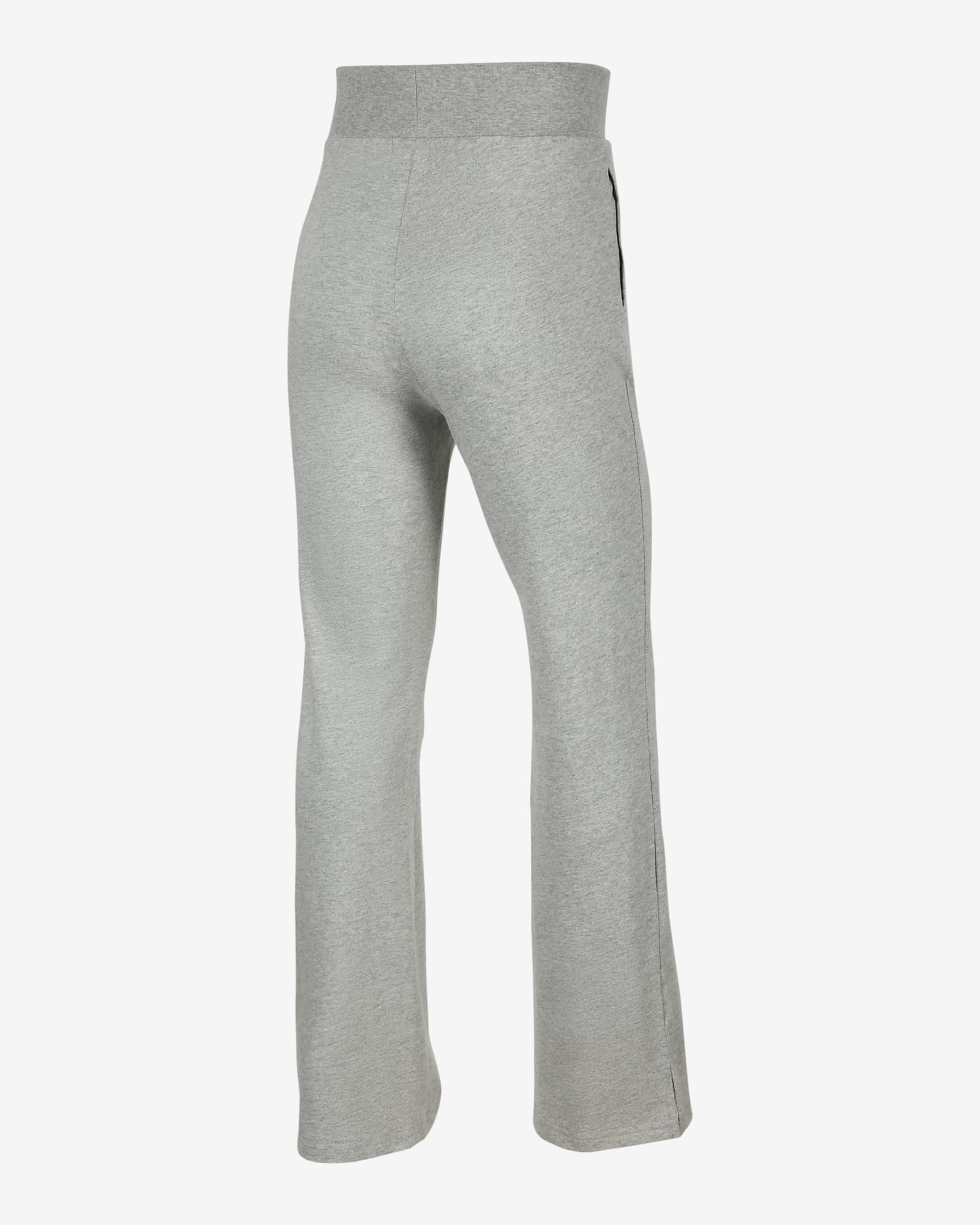 Nike Sportswear Older Kids' (Girls') Flared Trousers - Dark Grey Heather/White