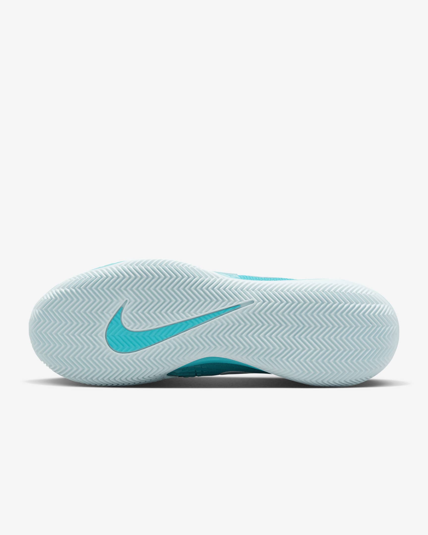 Męskie buty do gry w tenisa na kortach ziemnych NikeCourt Air Zoom Vapor Cage 4 Rafa - Dusty Cactus/Glacier Blue/Biel