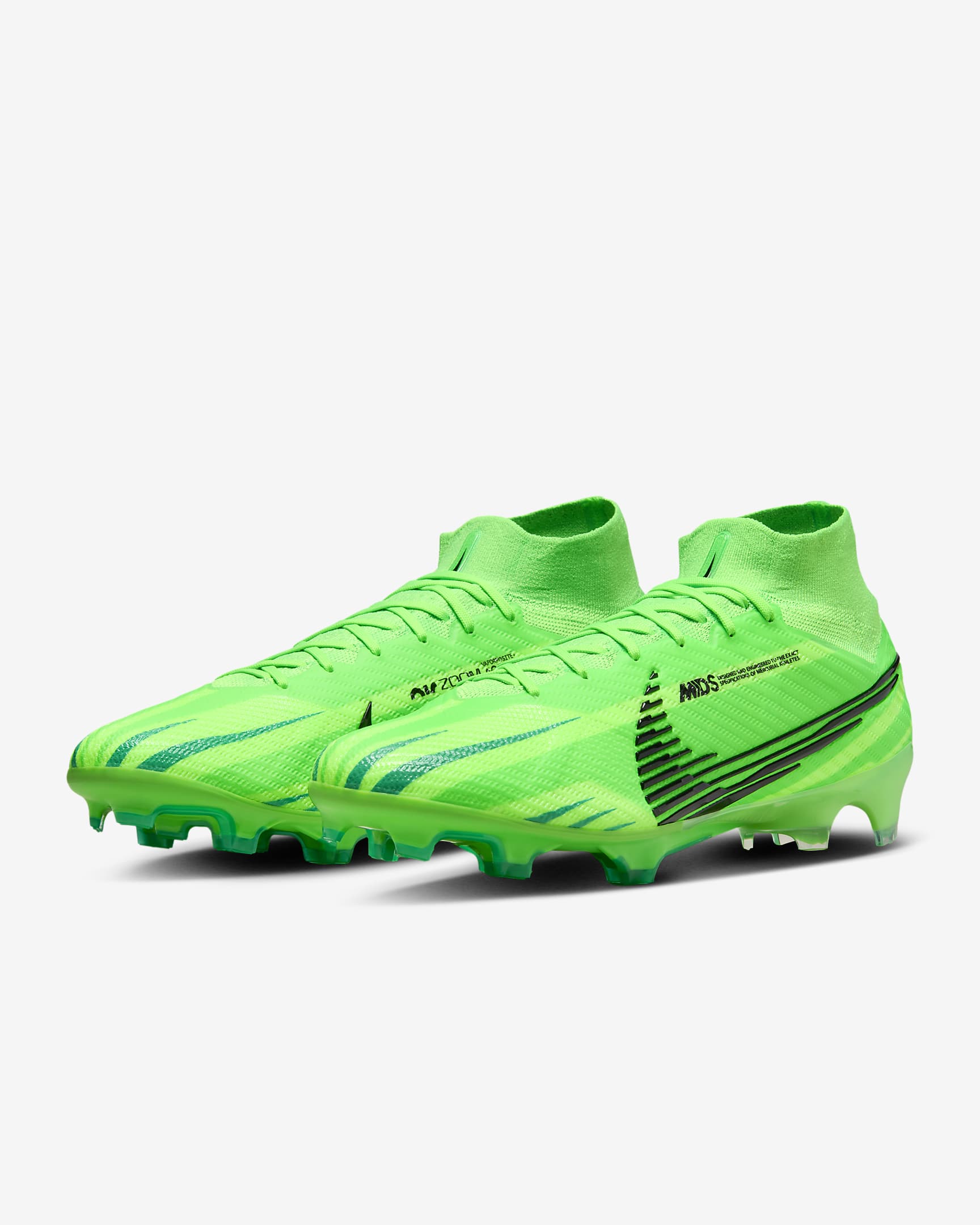 Calzado de fútbol FG de corte high Nike Superfly 9 Elite Mercurial Dream Speed - Verde strike/Verde estadio/Negro