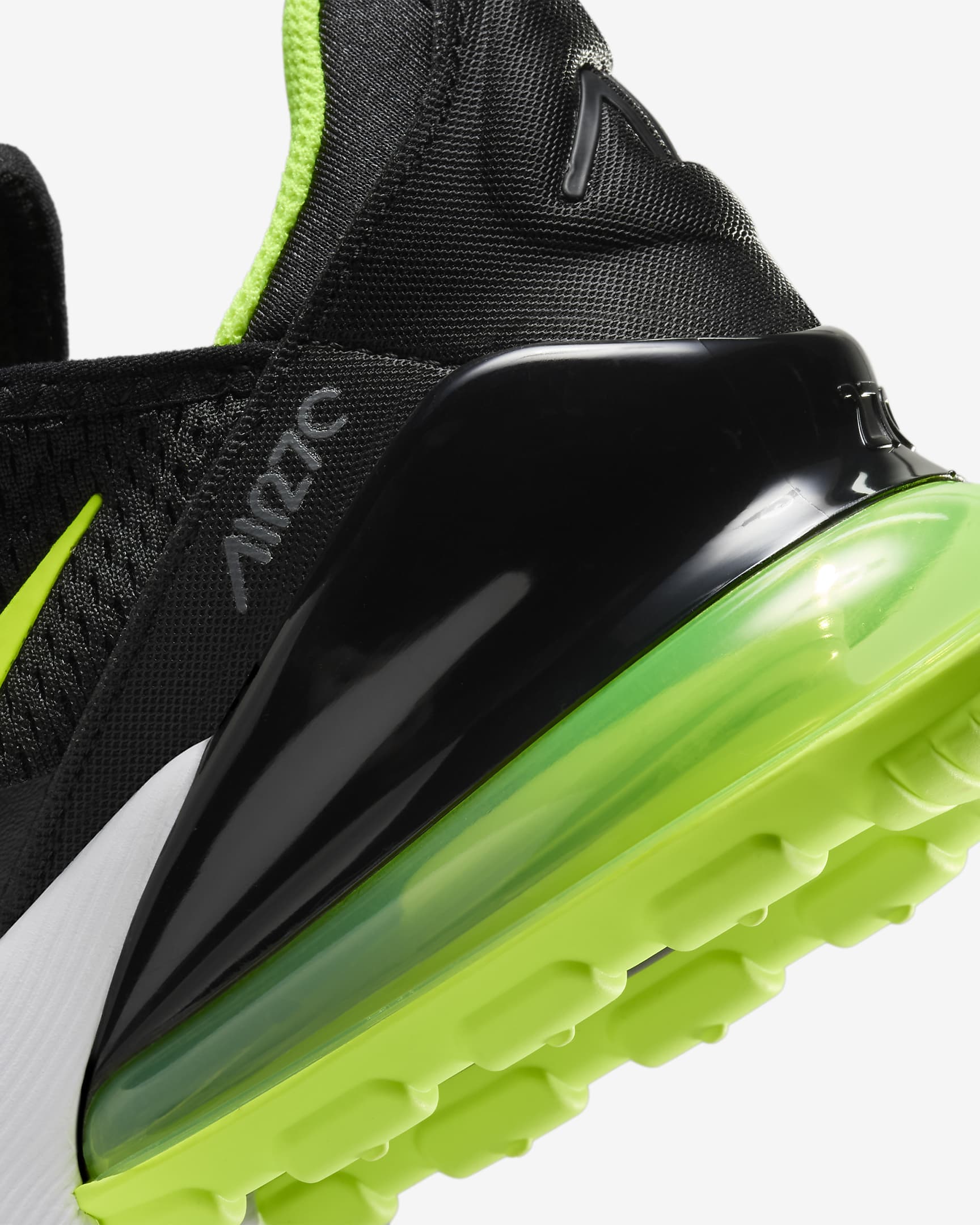 Nike Air Max 270-sko til større børn - sort/Lightning/hvid/Volt