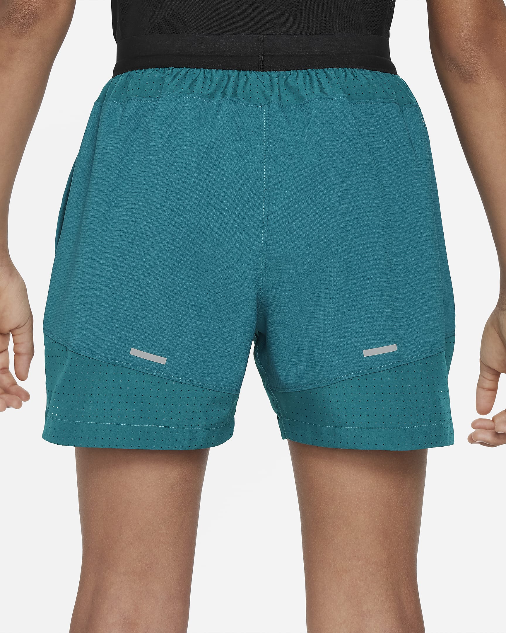 Nike Multi Tech EasyOn Big Kids' (Boys') Dri-FIT Training Shorts - Geode Teal/Black