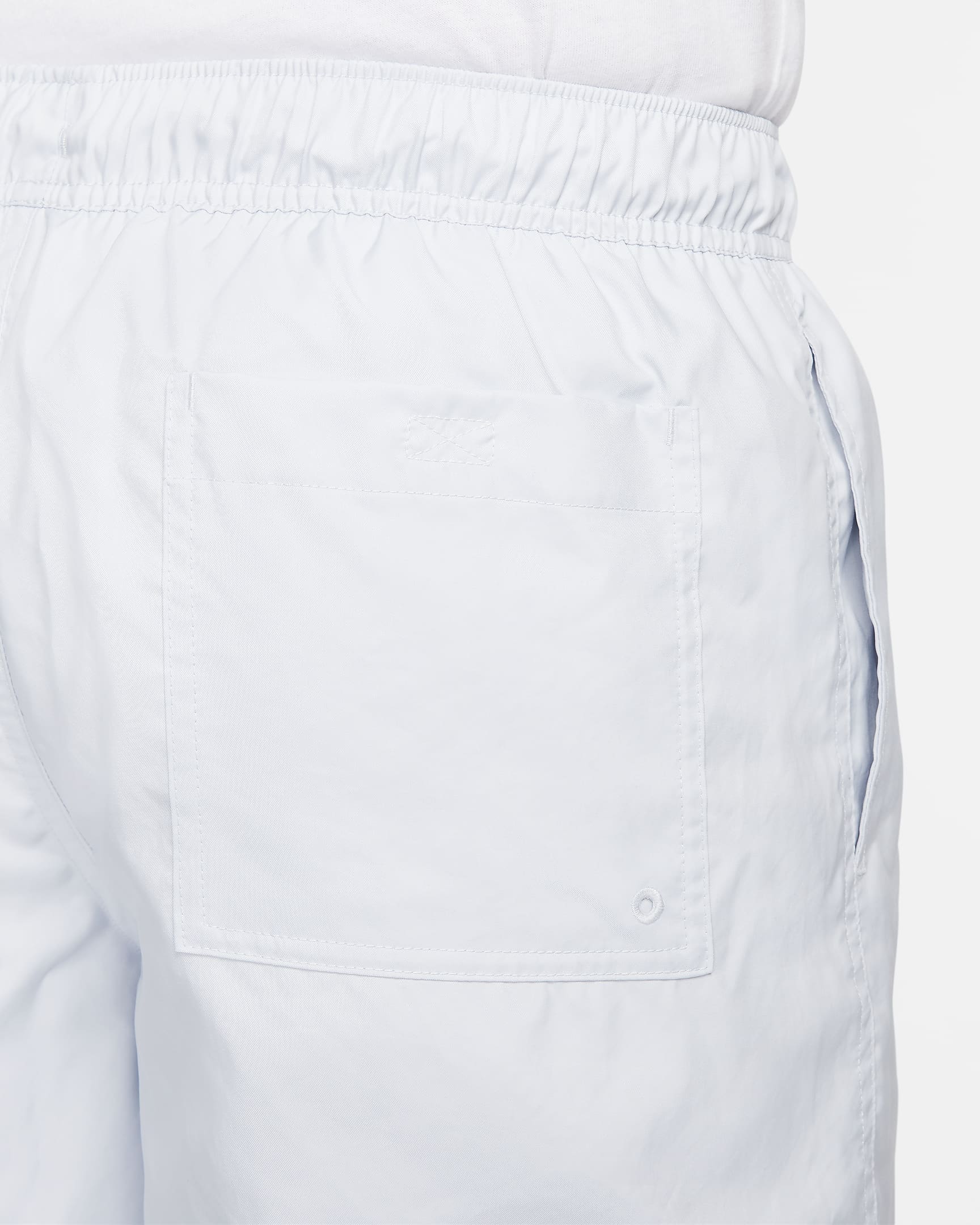 Nike Club Men's Woven Flow Shorts - Pure Platinum/White