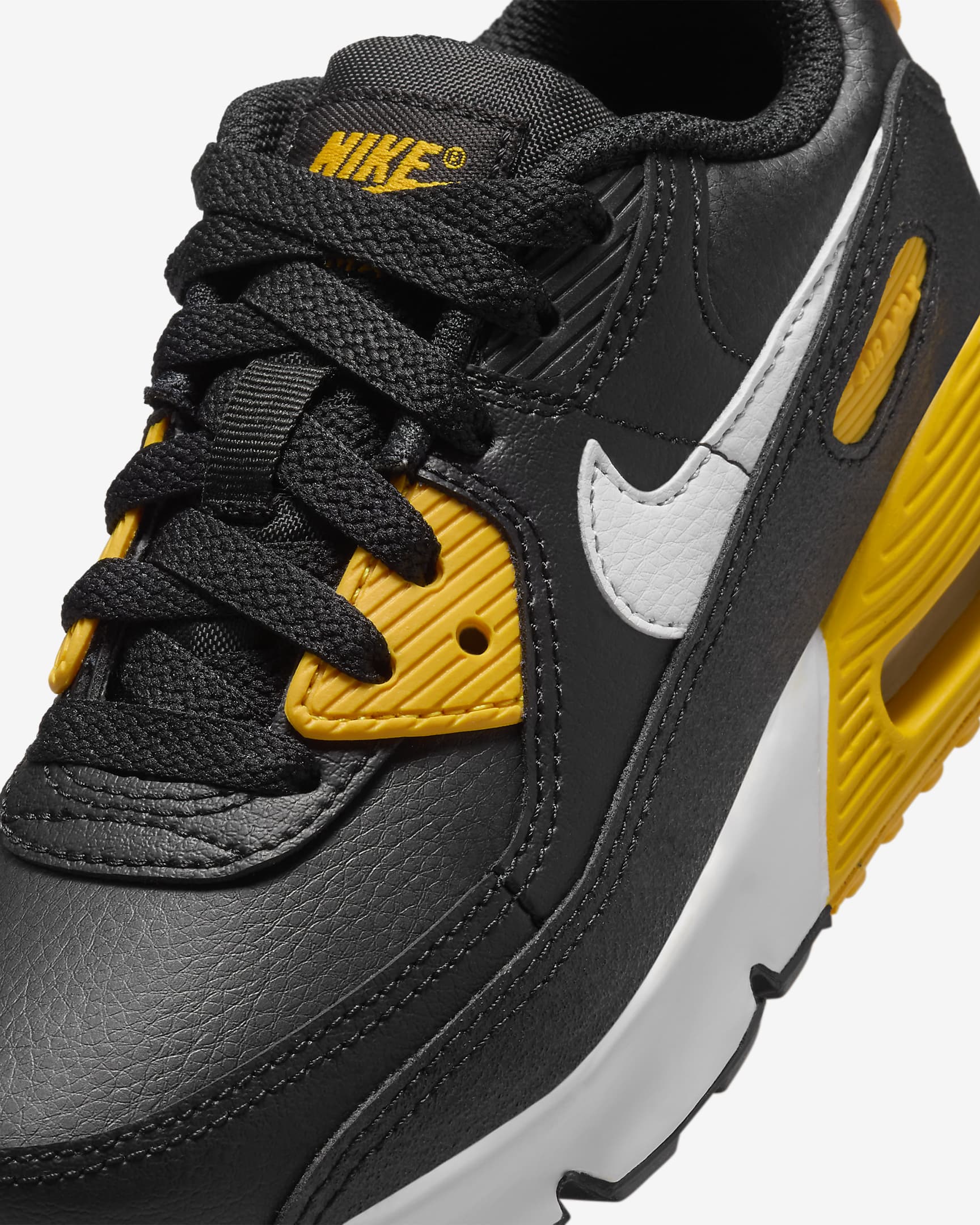 Nike Air Max 90 LTR Younger Kids' Shoes - Black/University Gold/White