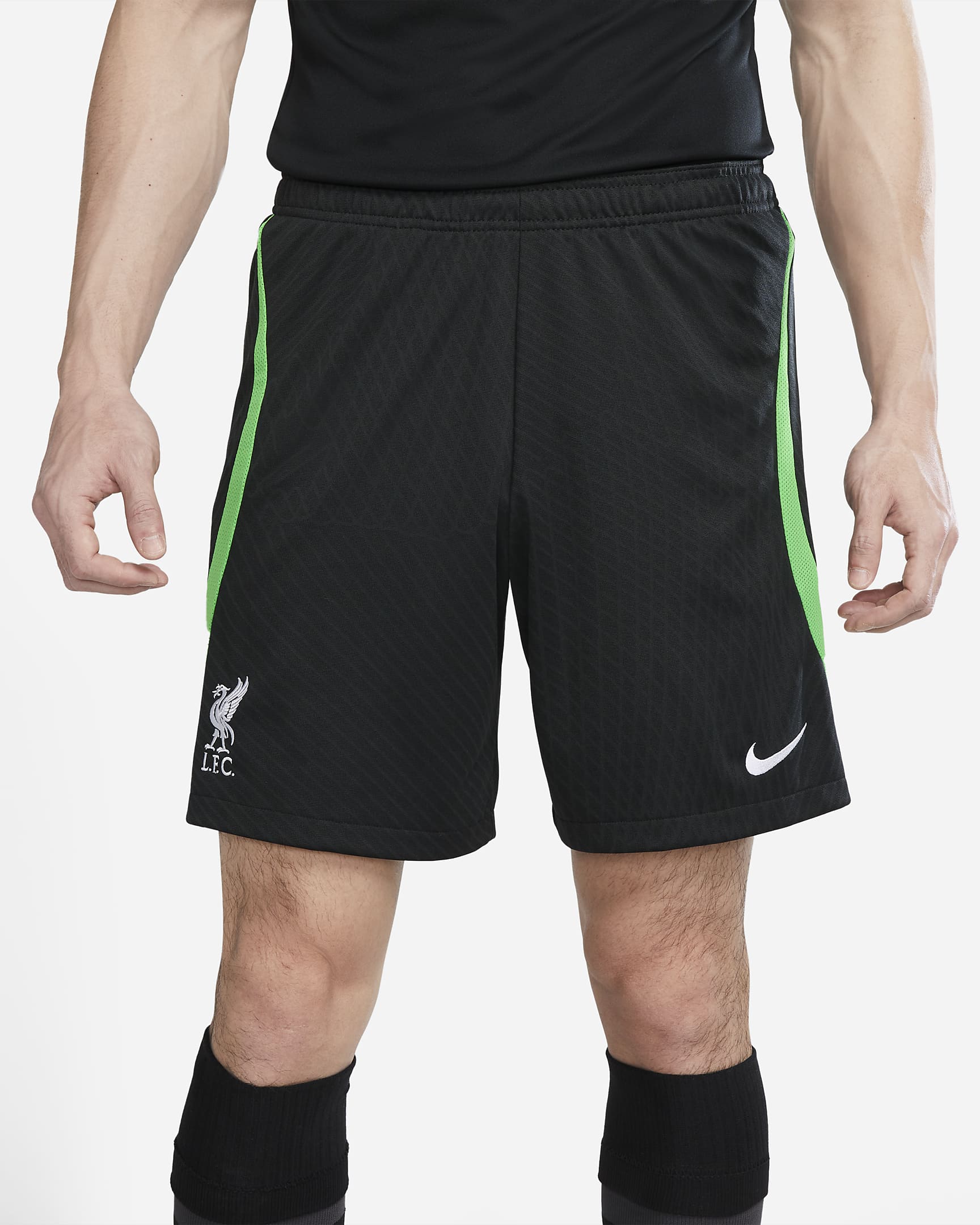 Liverpool F.C. Strike Men's Nike DriFIT Knit Football Shorts. Nike SK