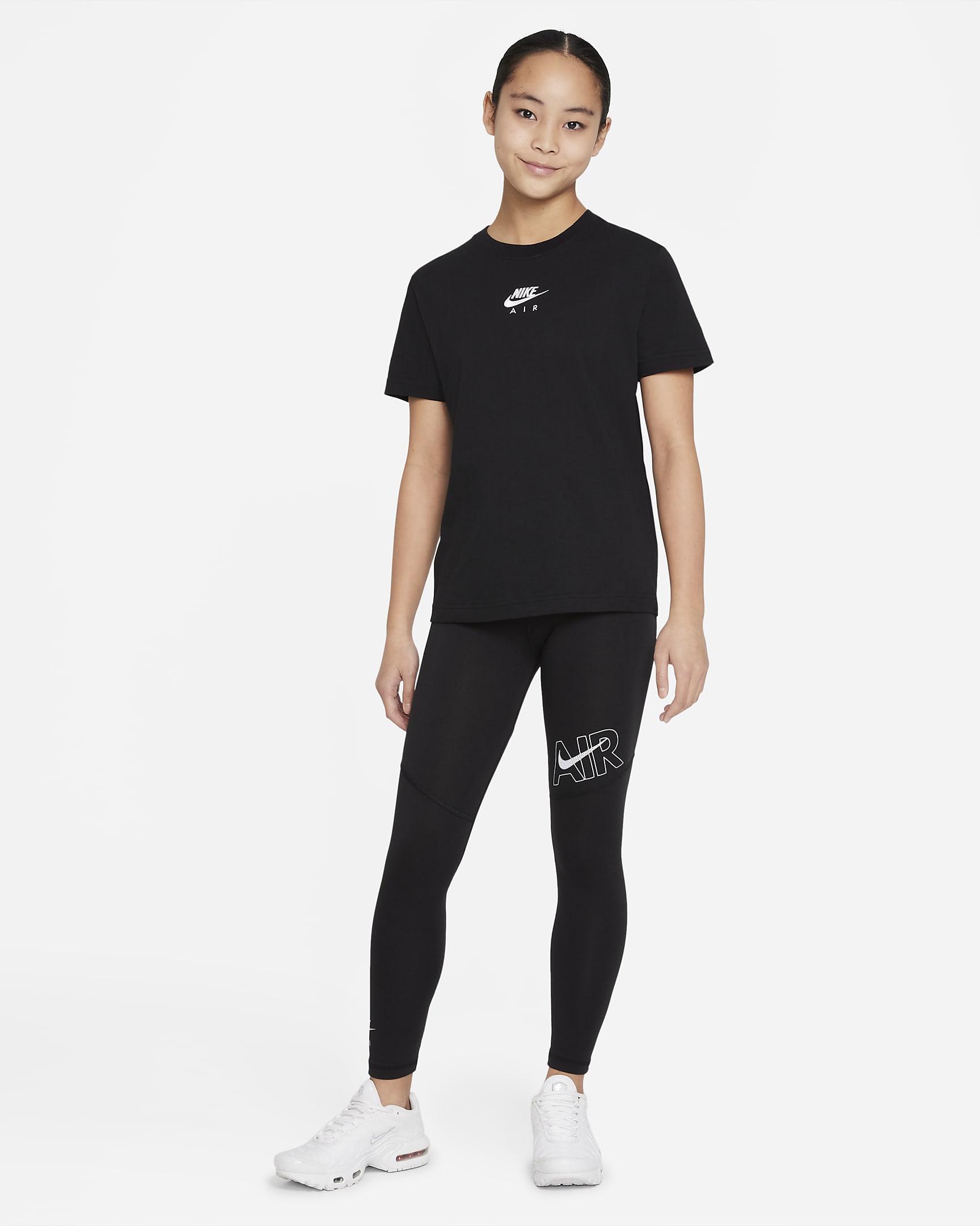 Nike Air Older Kids' (Girls') T-Shirt - Black