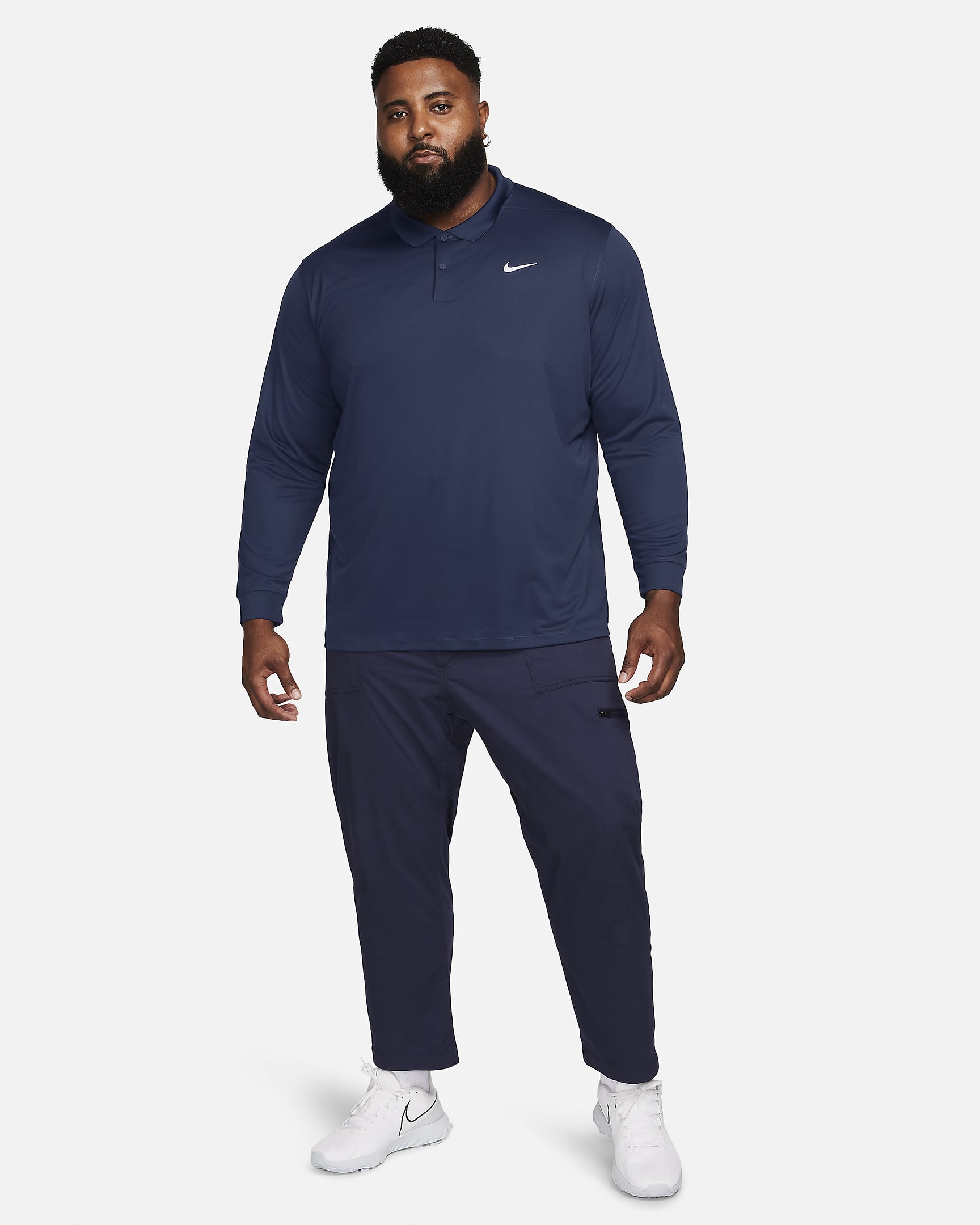 Nike Dri-FIT Victory Men's Long-Sleeve Golf Polo. Nike LU