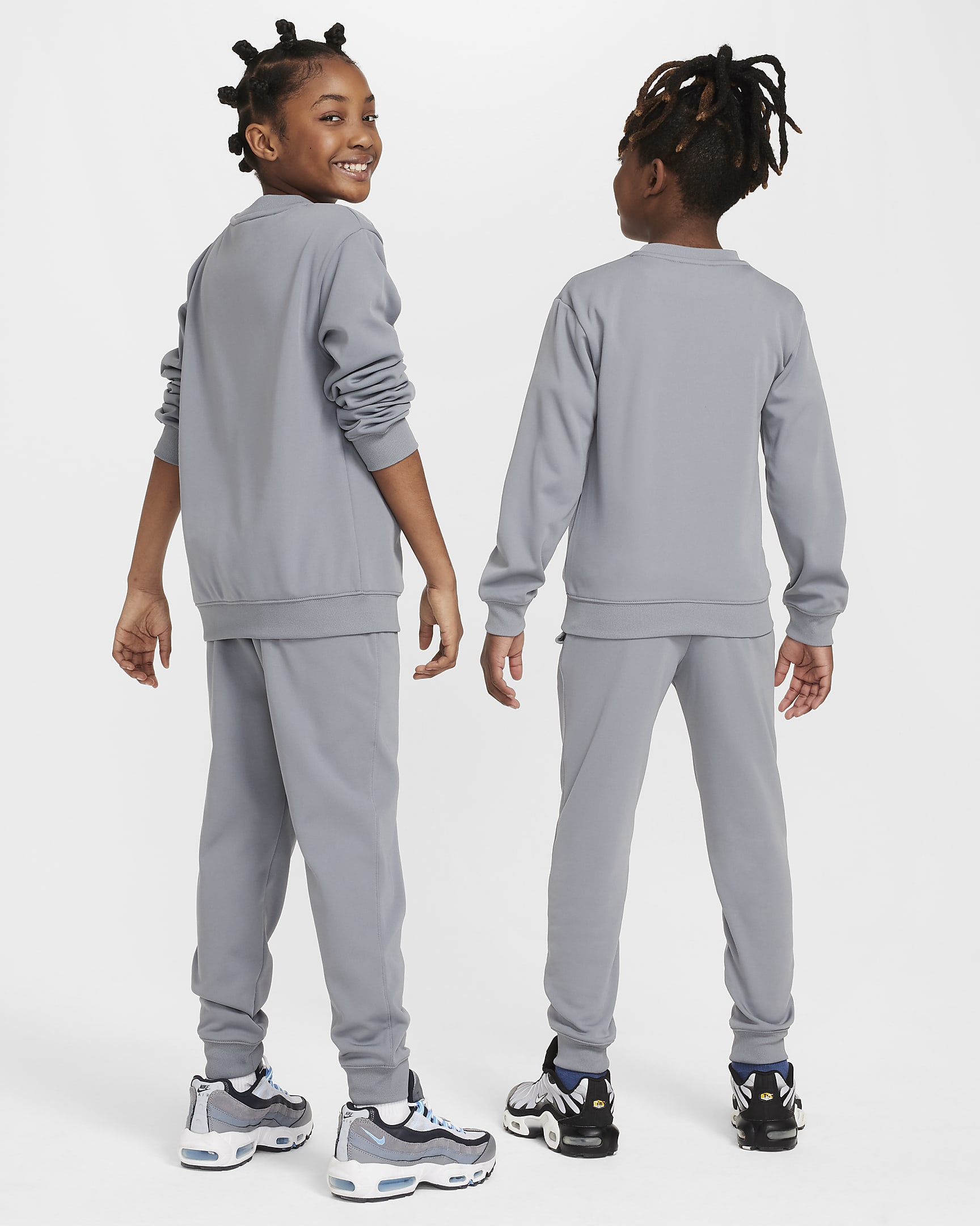 Nike Sportswear Xandall - Nen/a - Smoke Grey/Blanc/Blanc