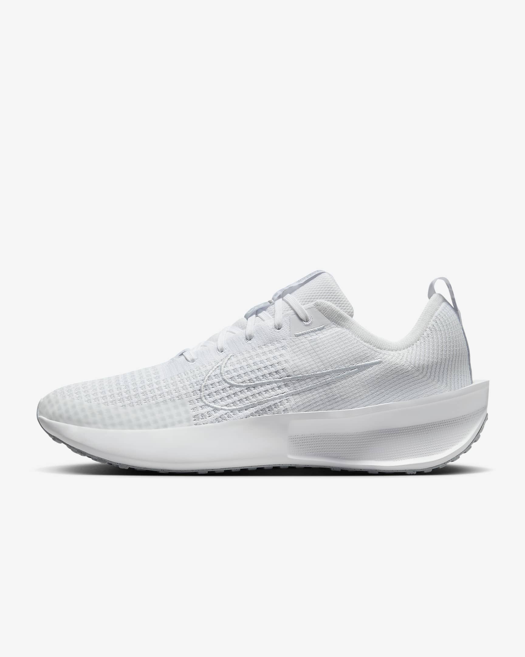 Nike Interact Run Men's Road Running Shoes - White/Wolf Grey/Pure Platinum