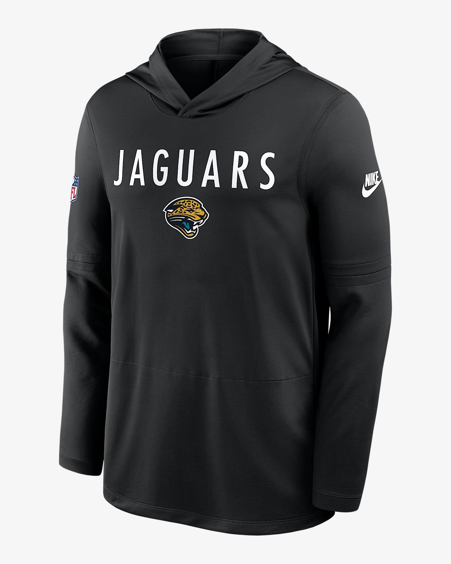 Jacksonville Jaguars Pass Accuracy Men's Nike Dri-FIT NFL Long-Sleeve Hooded Top - Black