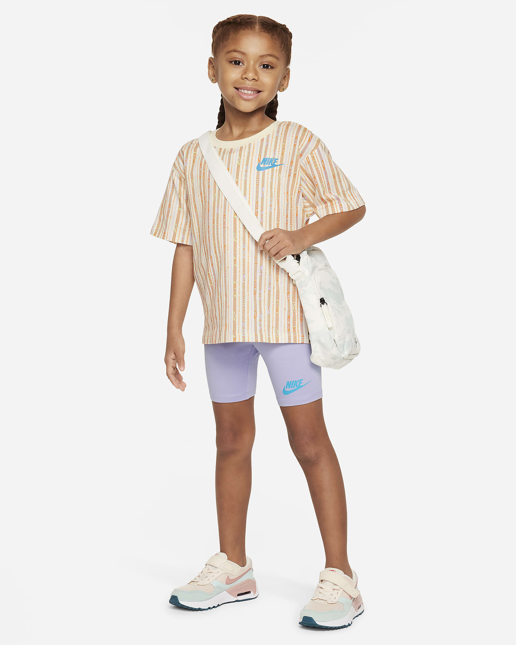 Nike Happy Camper Little Kids' Bike Shorts Set.