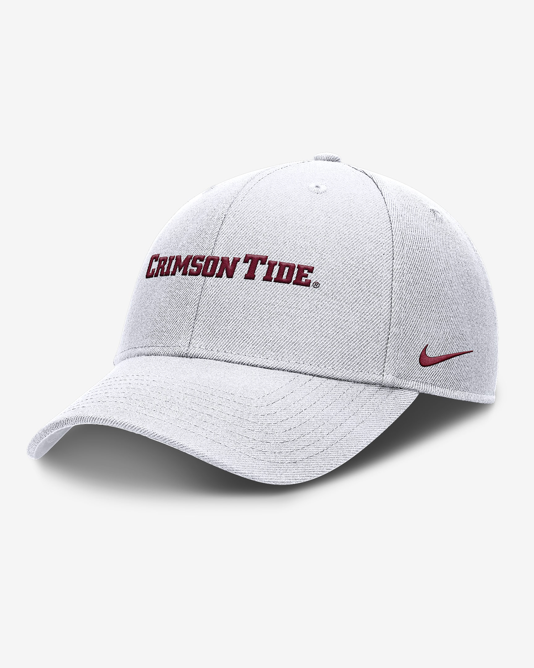 Alabama On-Field Rise Gameday Men's Nike Dri-FIT College Trucker Adjustable Hat - White