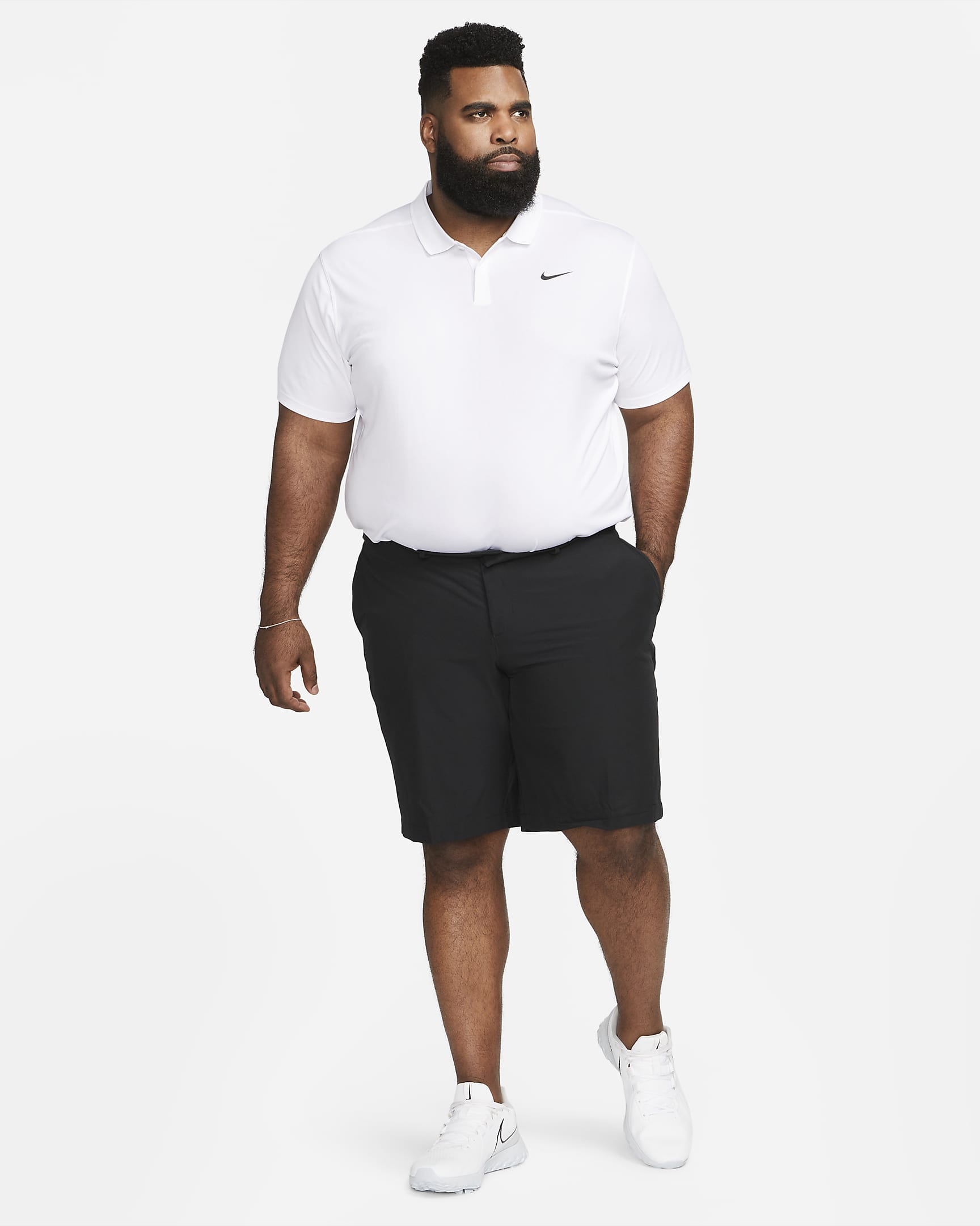 Nike Dri-FIT golfshorts til herre - Svart/Svart