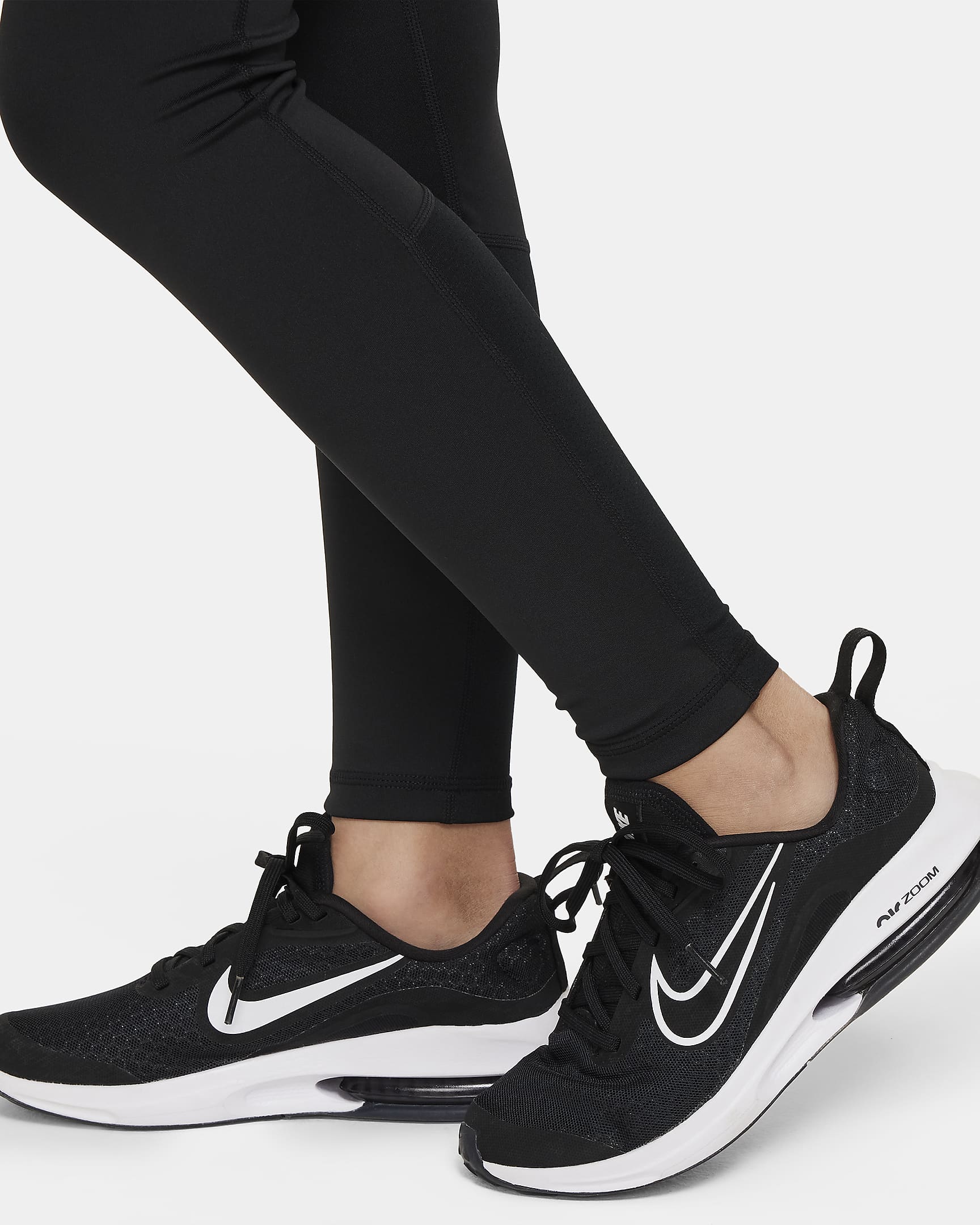 Nike Pro Girls' Dri-FIT Leggings - Black/White