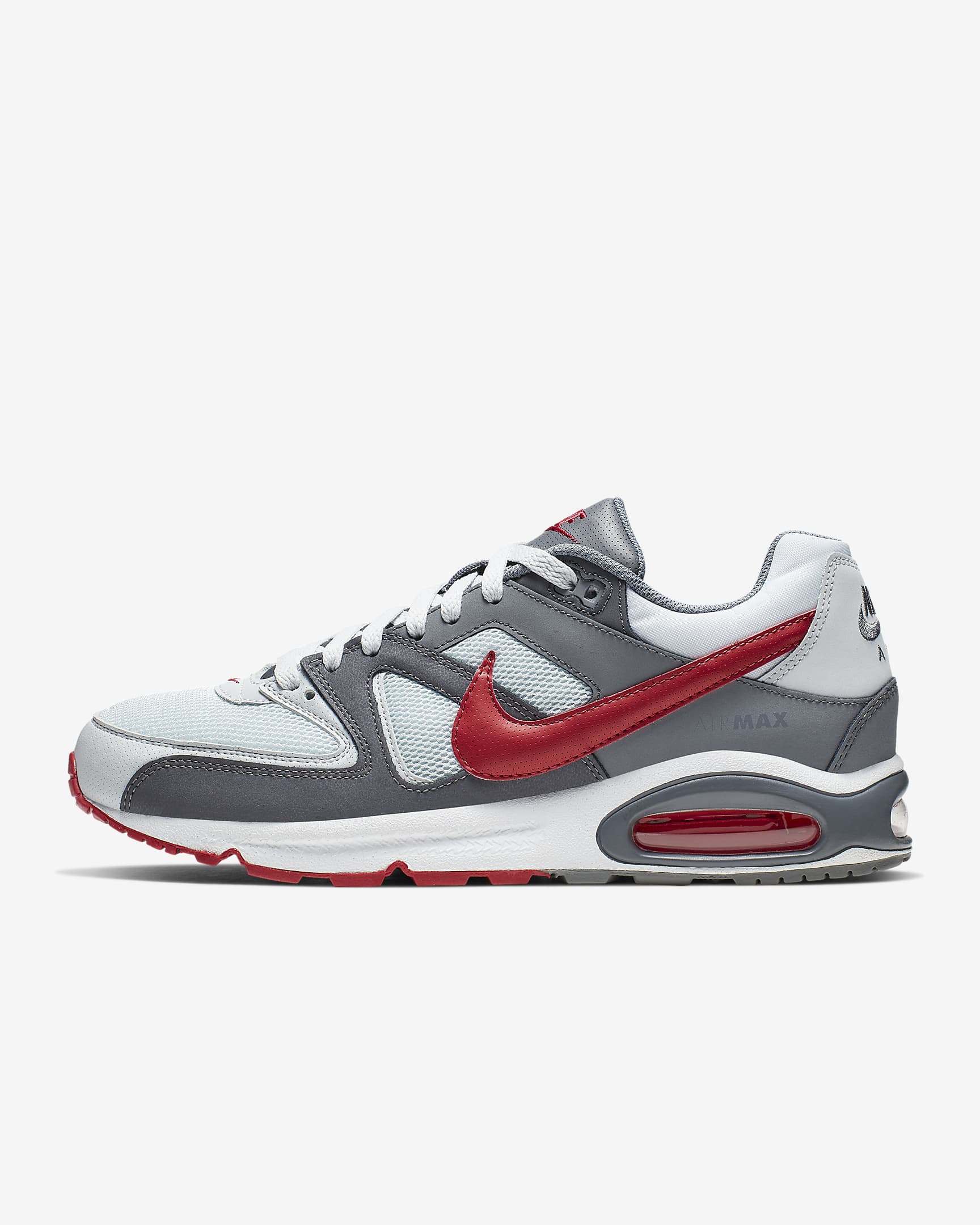 Nike Air Max Command Men's Shoes - Pure Platinum/Dark Grey/Cool Grey/Gym Red