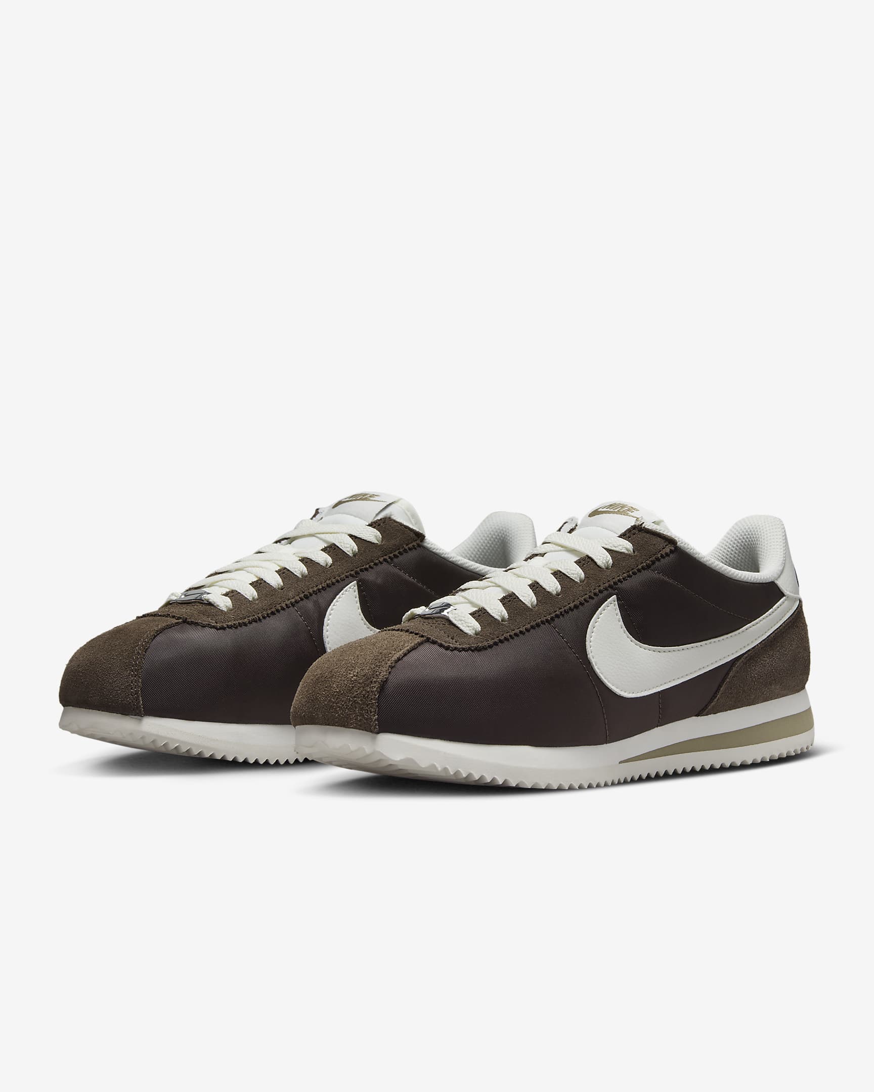 Nike Cortez Textile Shoes - Baroque Brown/Khaki/Sail